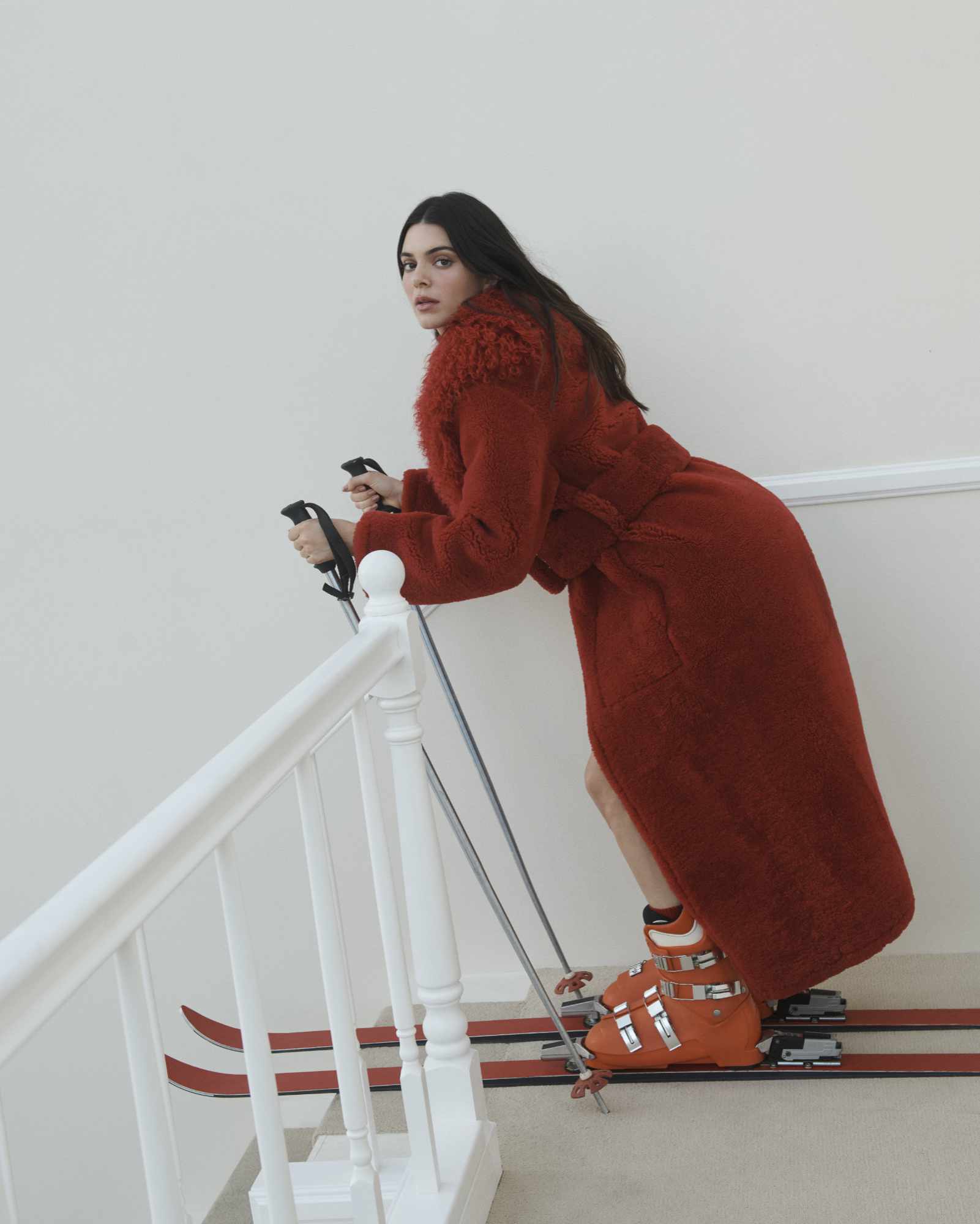 Kendall Jenner models Jacquemus' Christmas 2023 campaign