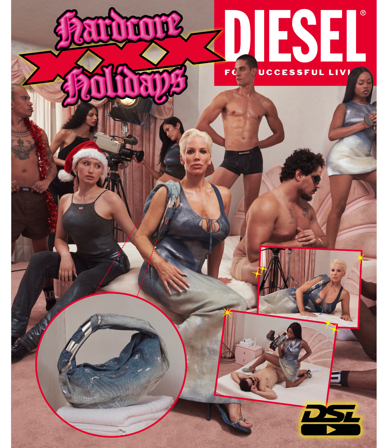 Diesel has revealed its XXXMAS Campaign for Fall/Winter 2023.
