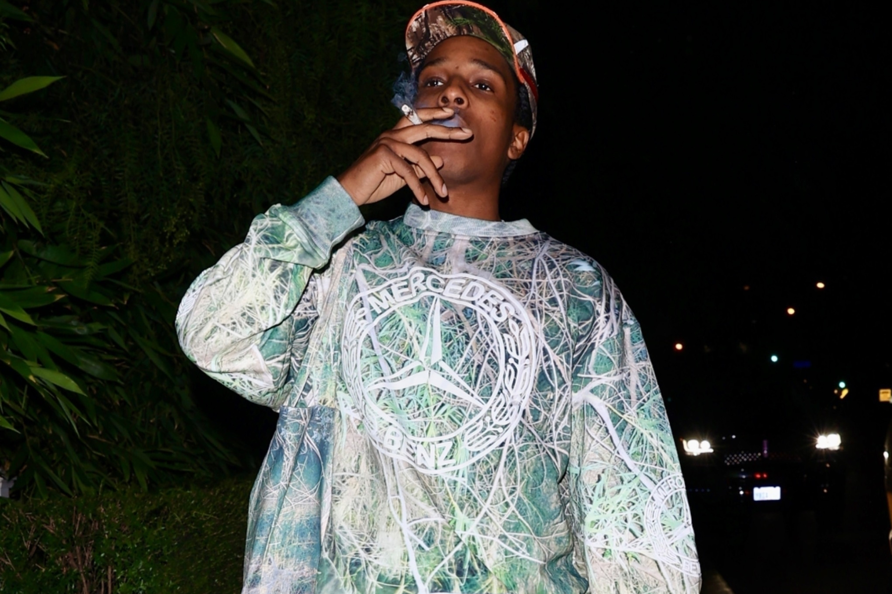 A$AP Rocky is stylish as he steps out from an evening meeting at the San Vicente Bungalows in West Hollywood.
