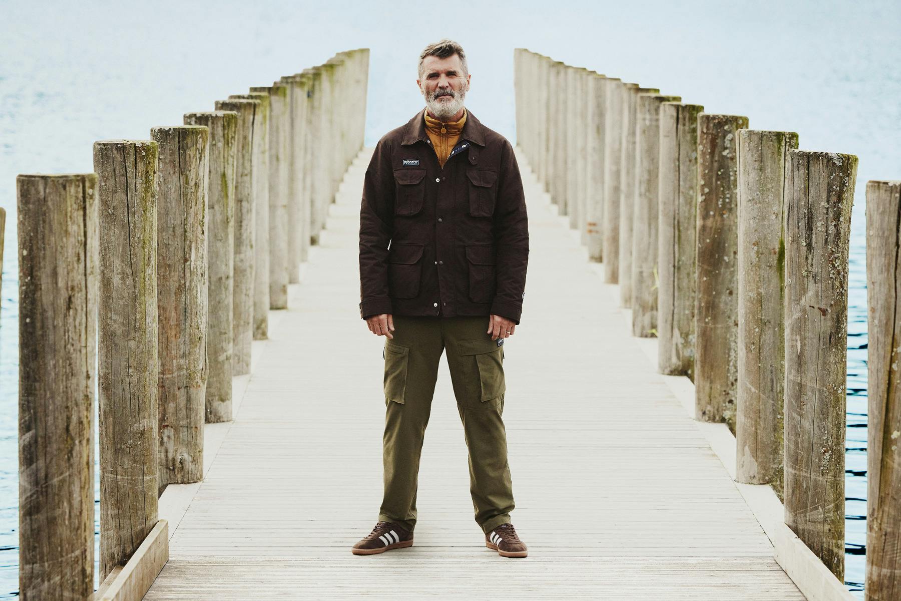 Roy Keane for adidas SPEZIAL's Fall/Winter 2023 campaign.