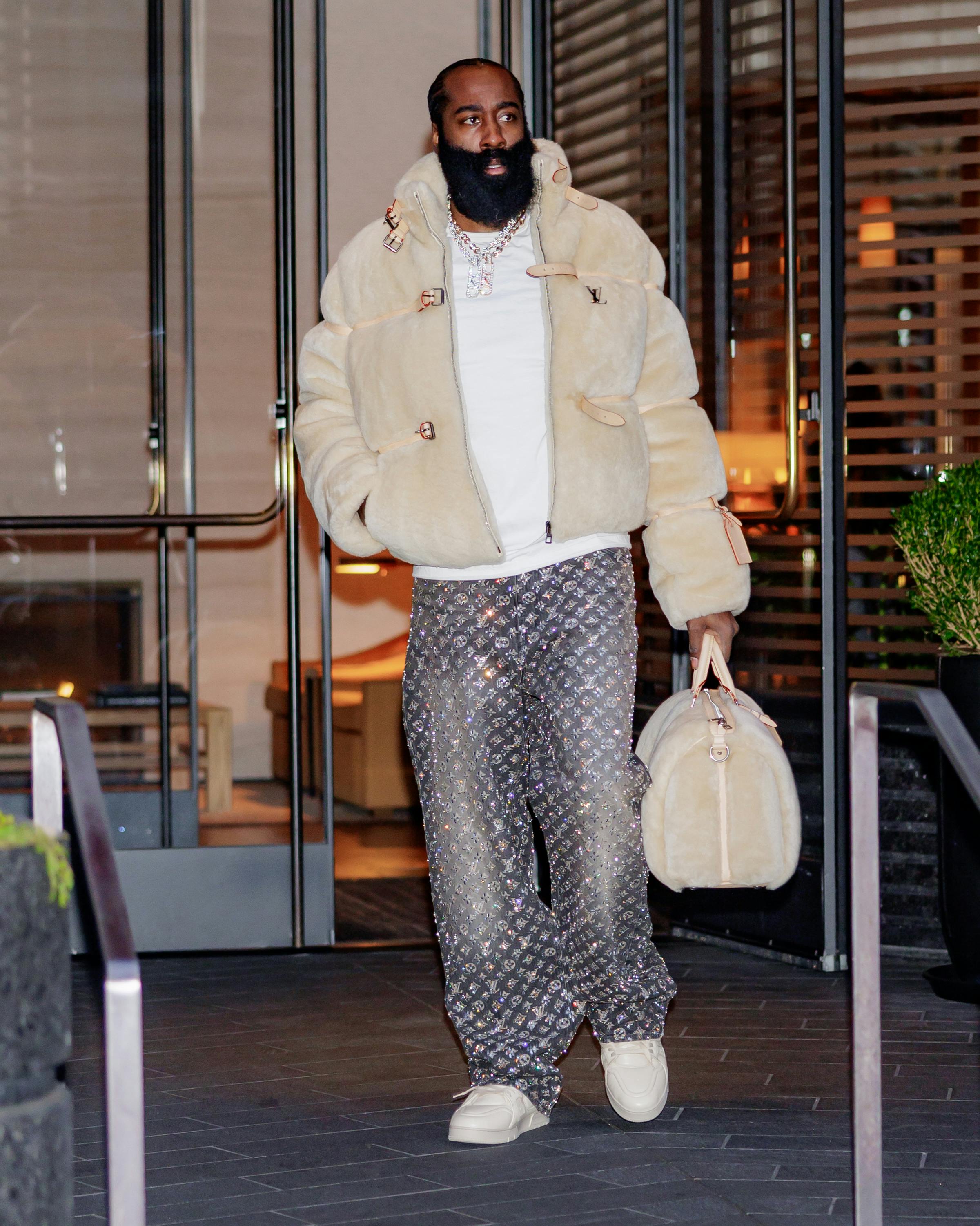 james harden louis vuitton outfit