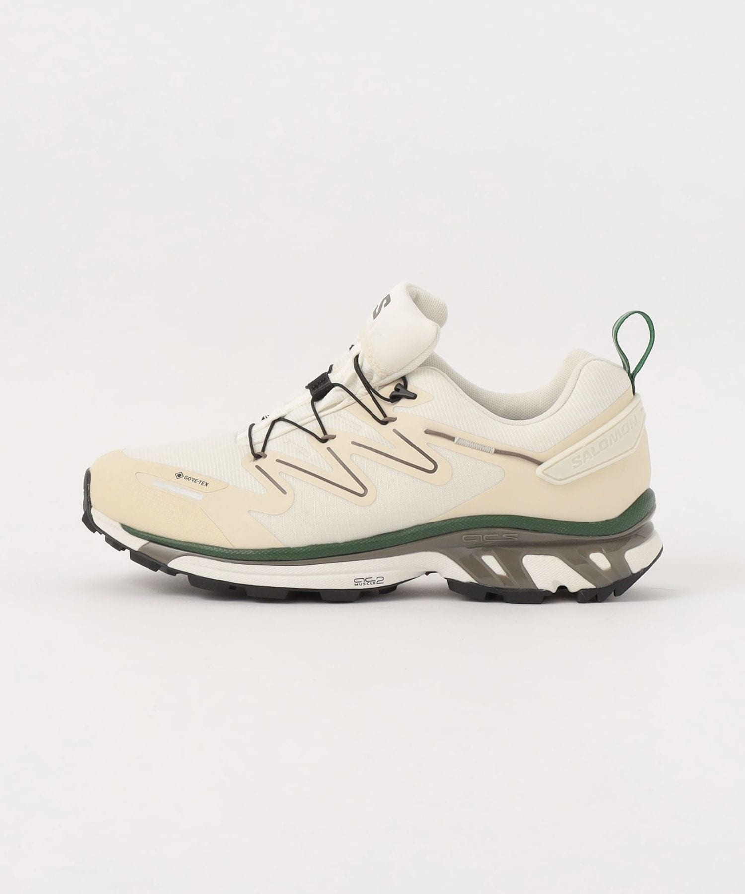 Salomon & BEAUTY & YOUTH UNITED ARROWS' XT-Rush 2 GORE-TEX sneaker collab in beige and cream colorway