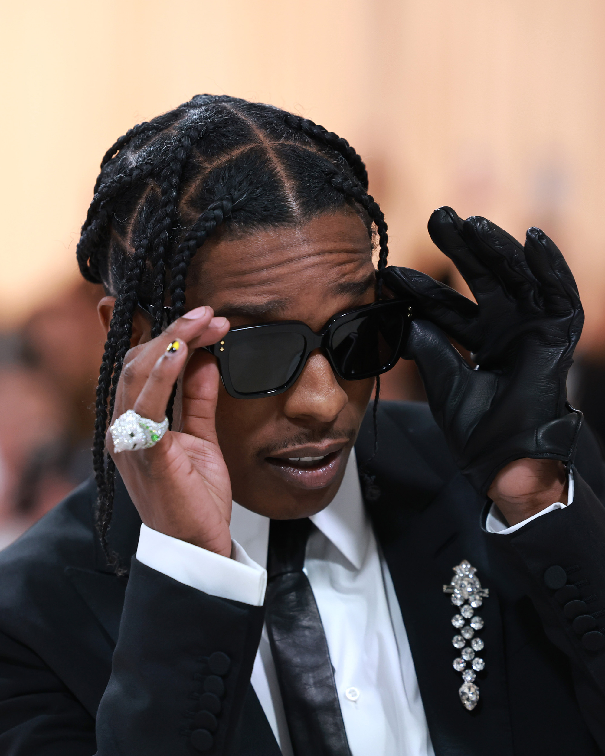 A$AP Rocky attends The 2023 Met Gala Celebrating "Karl Lagerfeld: A Line Of Beauty" at The Metropolitan Museum of Art on May 01, 2023 in New York City.
