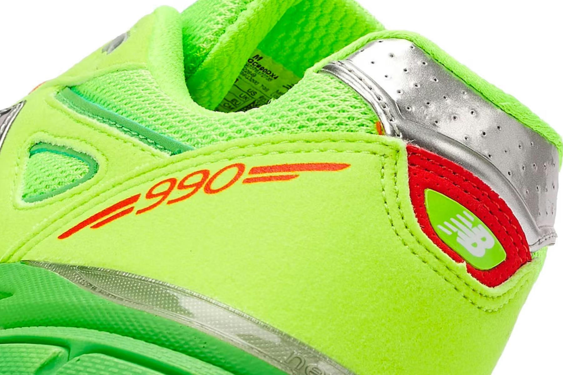 DTLR's "Festive" New Balance 990v4s actually go kinda hard.