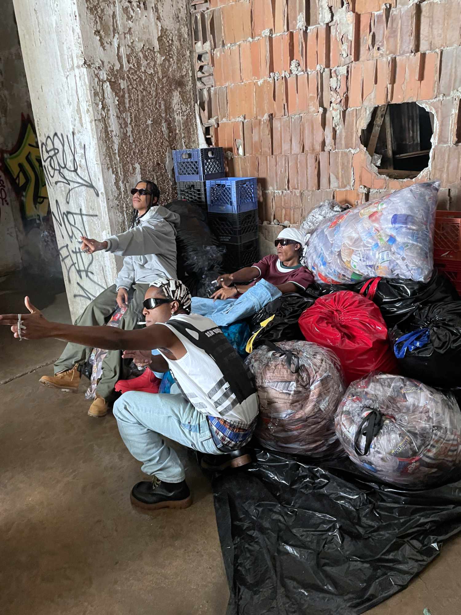 A$AP Rocky's HOMMEMADE trash bags