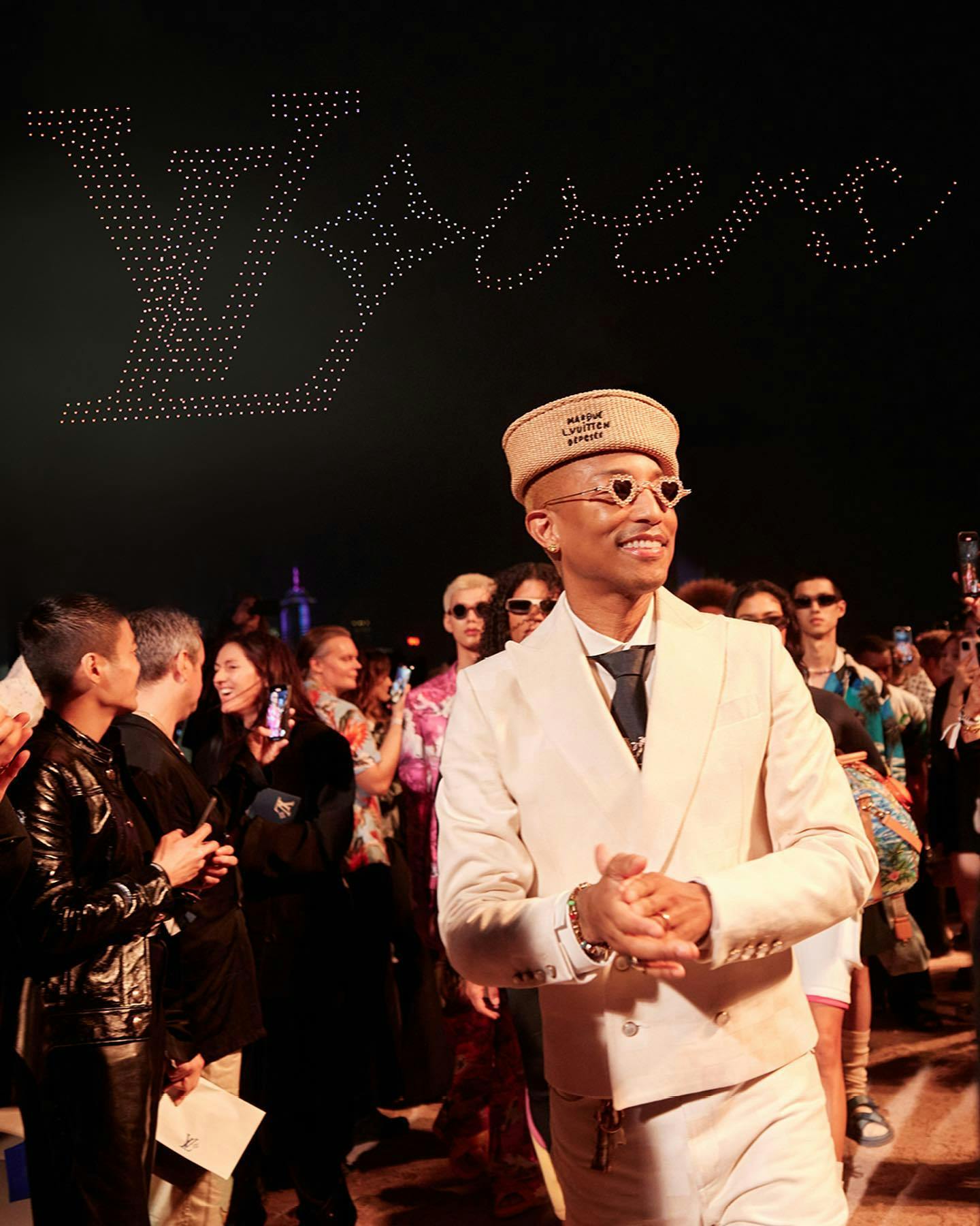 pharrell lous vuitton show pre fall 2024