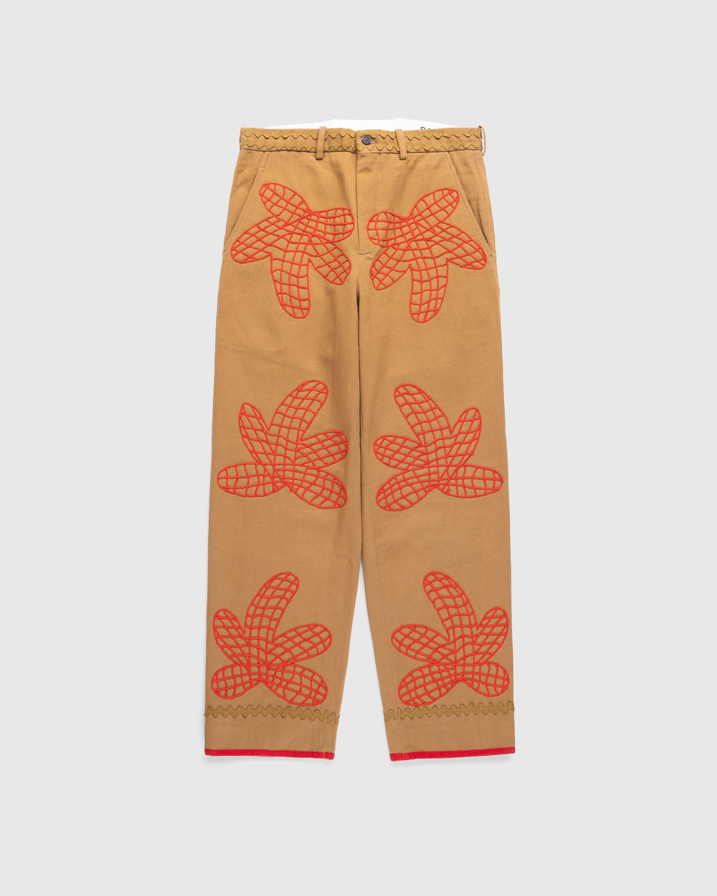 Bode - Field Maple Trousers Brown/Red - Trousers - Multi - Image 1