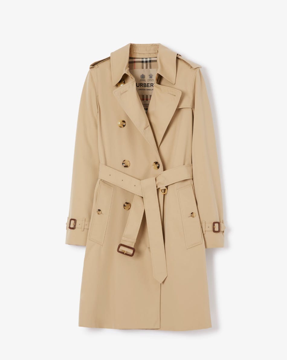 Burberry Midi Beige Trench Coat