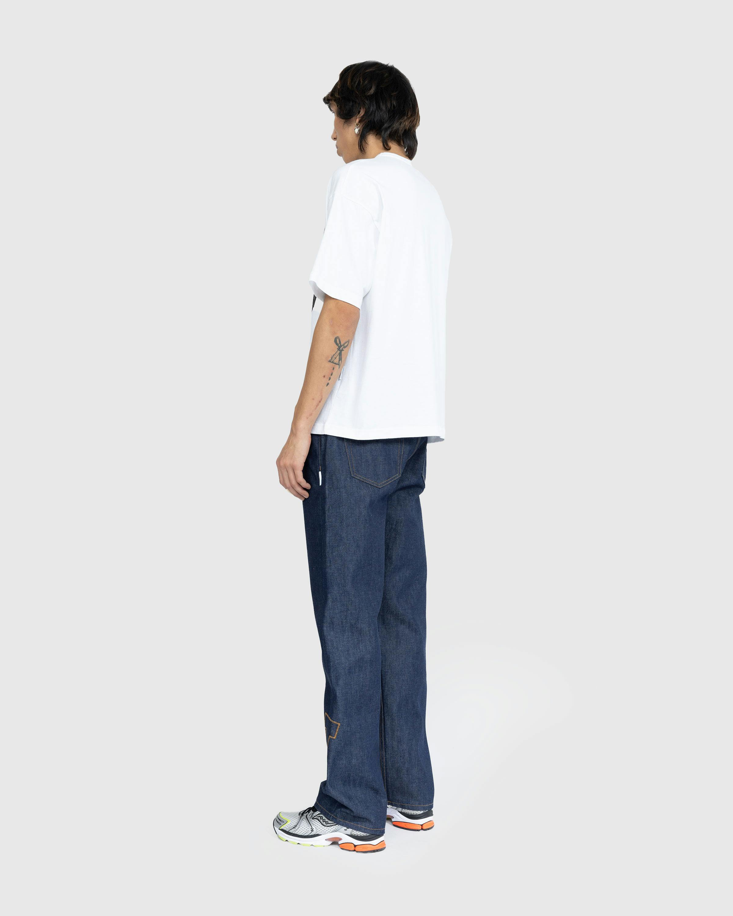 Saintwoods - Patch Raw Denim Indigo - Clothing - Blue - Image 4