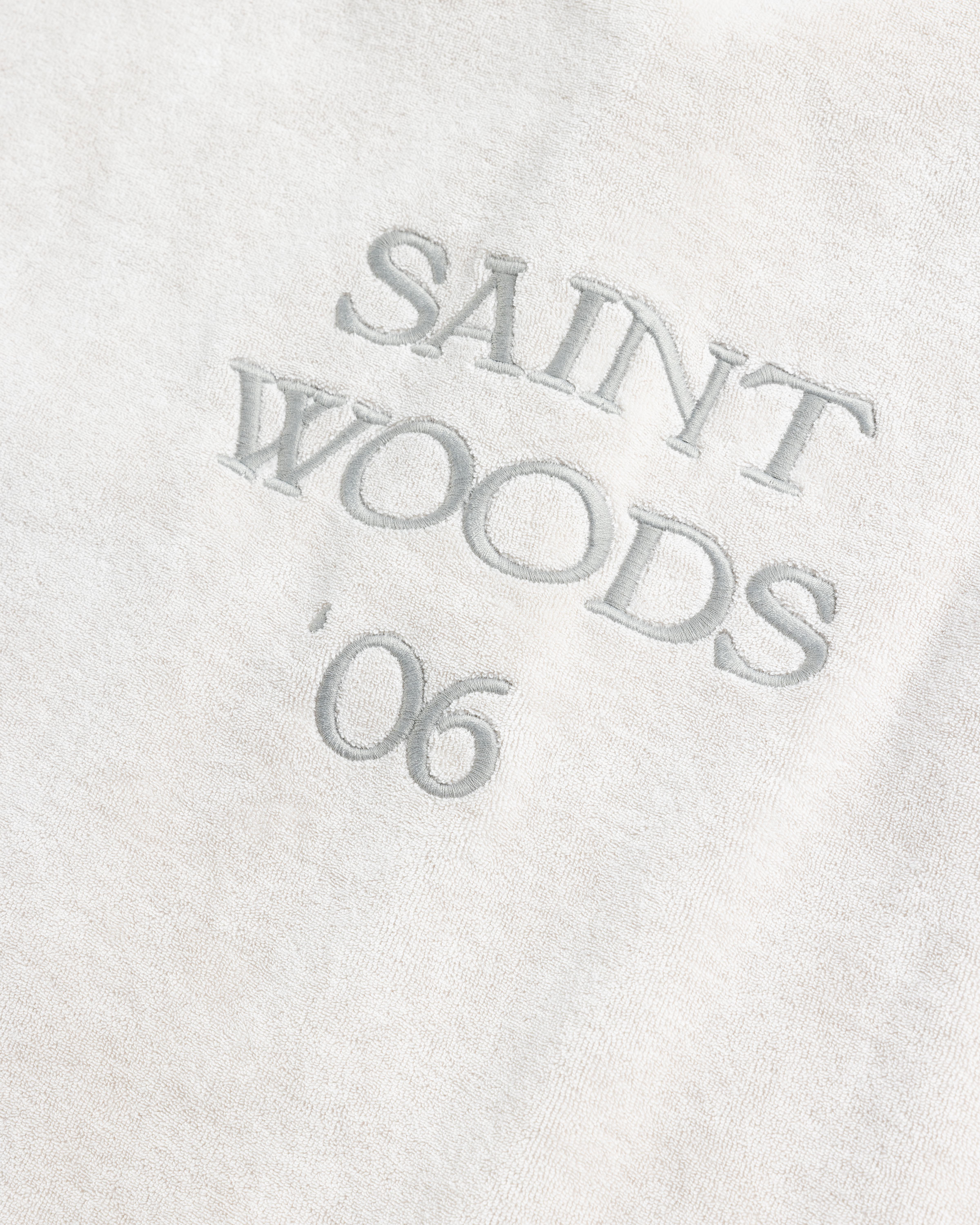 Saintwoods - Terry Cotton Polo Light Grey - Clothing - Grey - Image 7