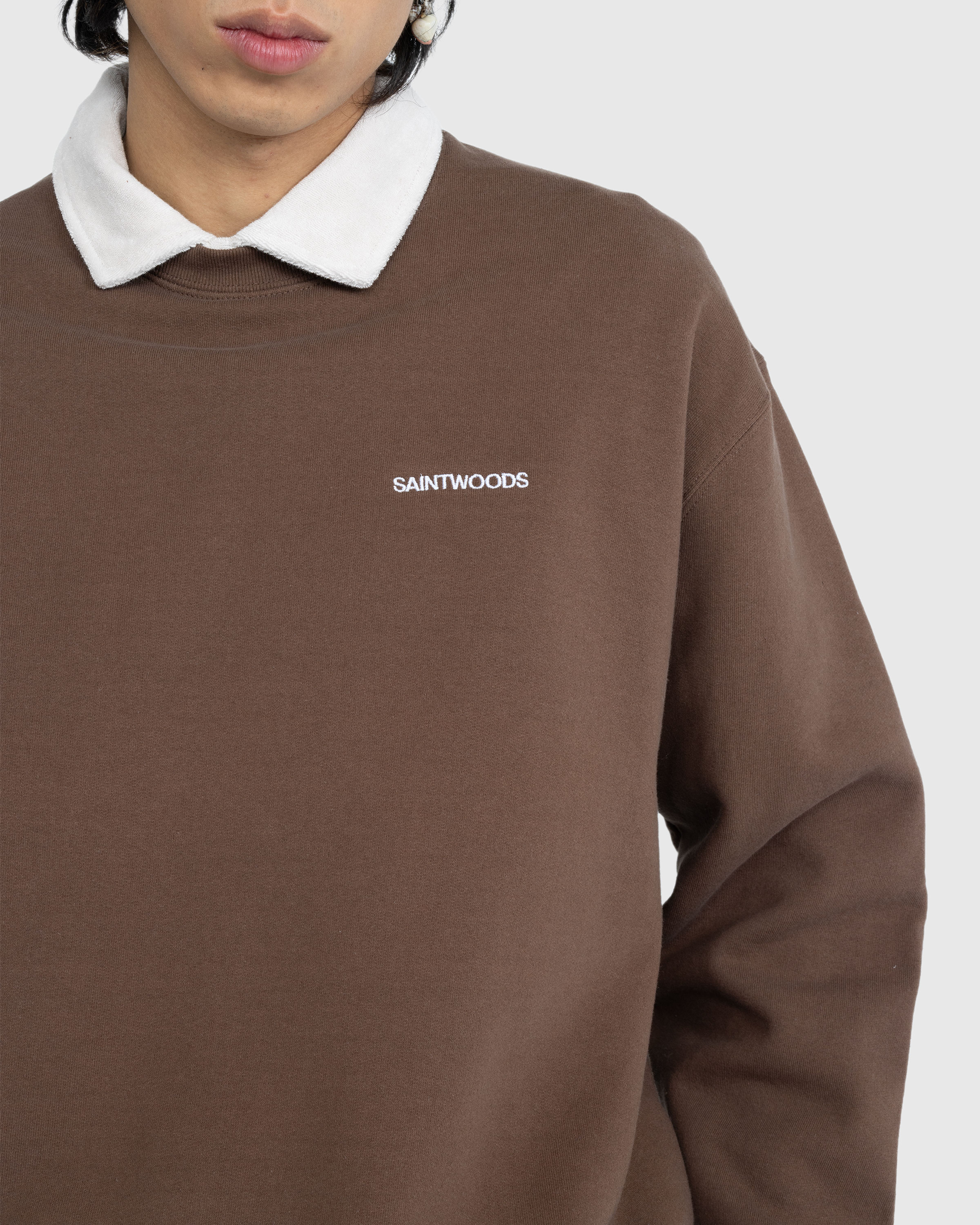 Saintwoods - SW Sweatshirt Brown - Clothing - Brown - Image 5