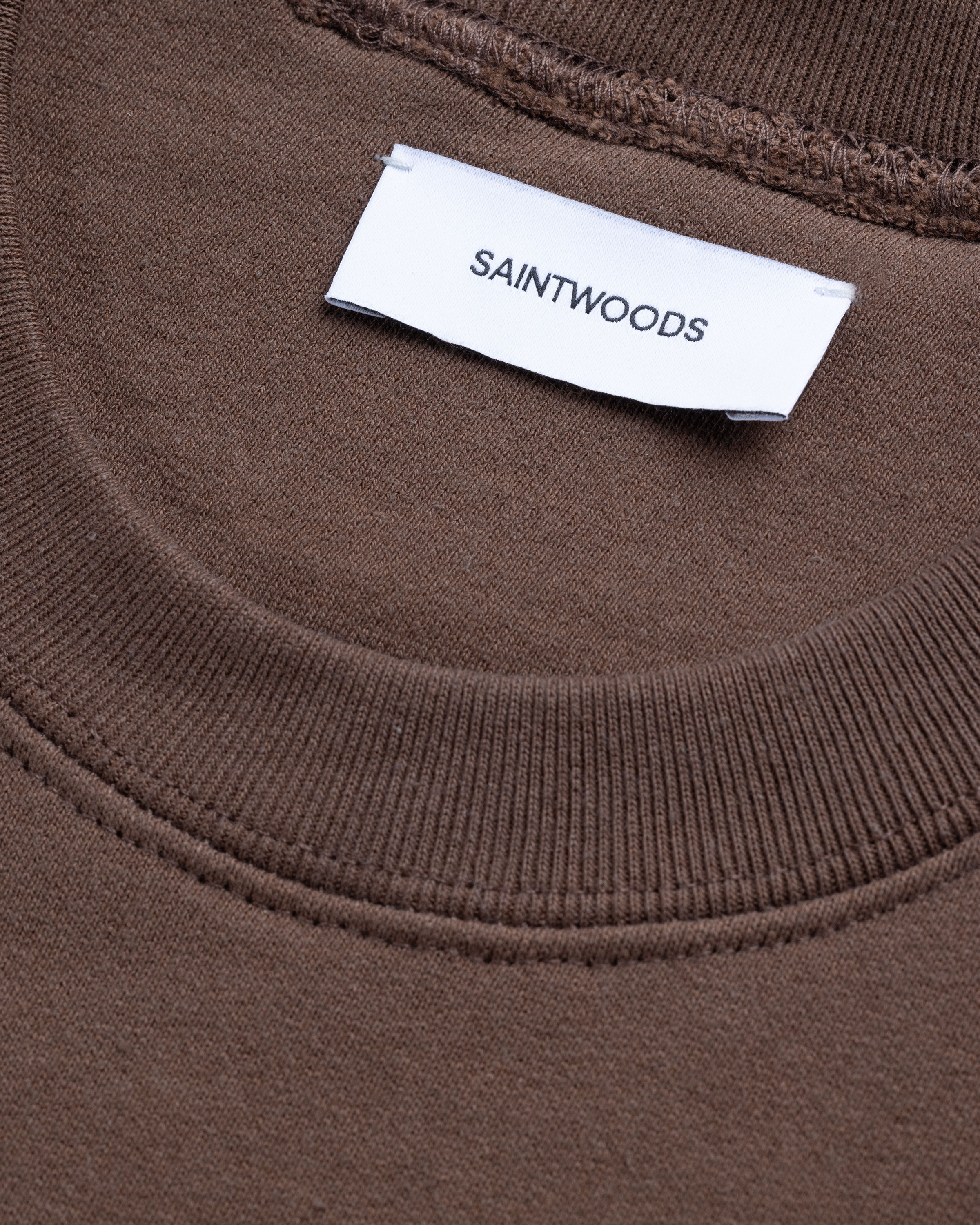 Saintwoods - SW Sweatshirt Brown - Clothing - Brown - Image 6