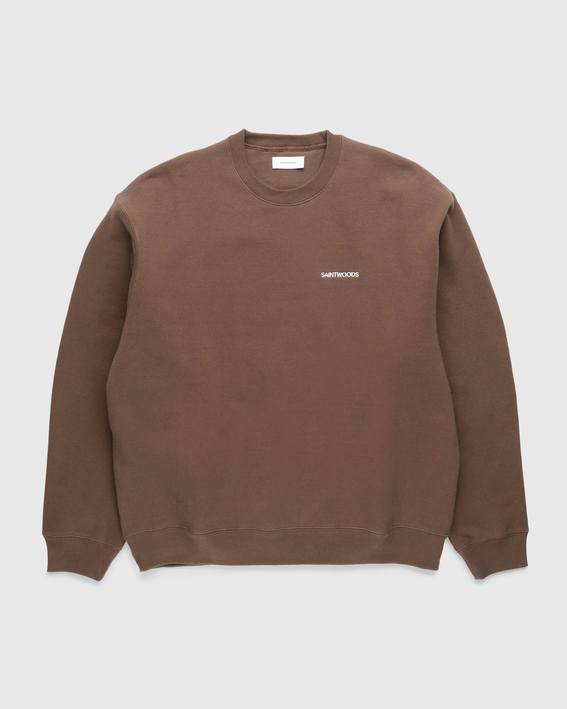 Saintwoods - SW Sweatshirt Brown - Clothing - Brown - Image 1