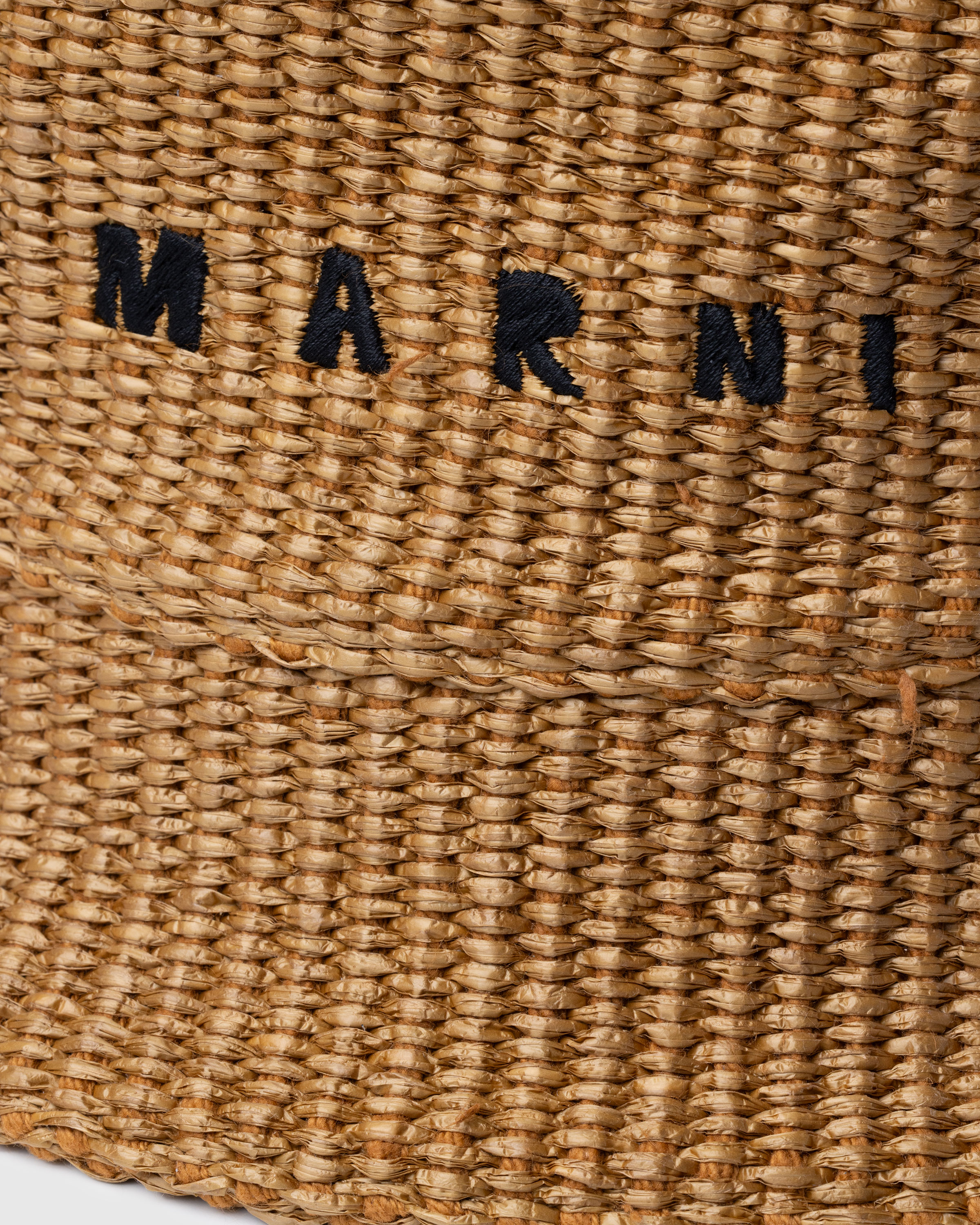 Marni - Raffia Bucket Hat Caramel - Accessories - Brown - Image 4
