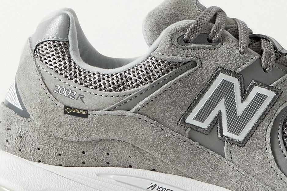 JJJJound's New Balance 2002 GORE-TEX sneaker collab in grey suede