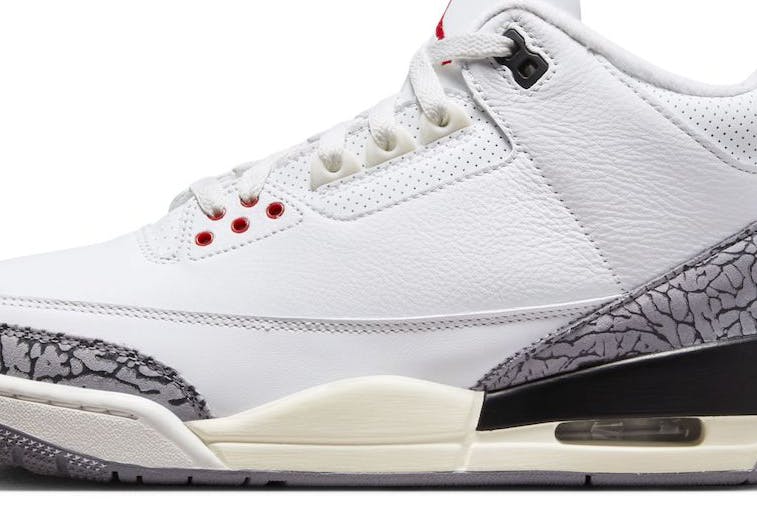 air jordan 3 white cement reimagined