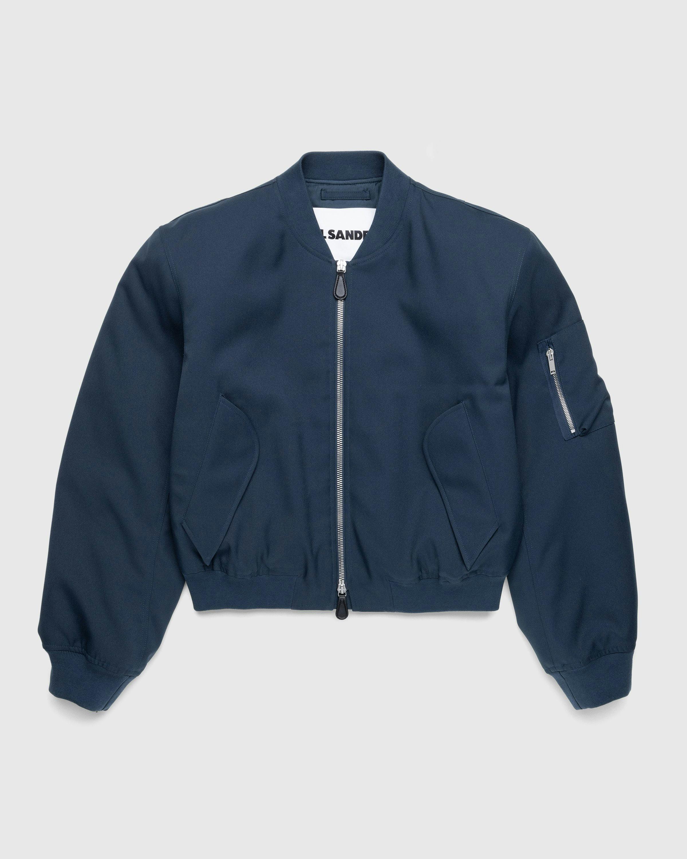 Jil Sander - Zip-Up Blouson Marine - Clothing - Blue - Image 1