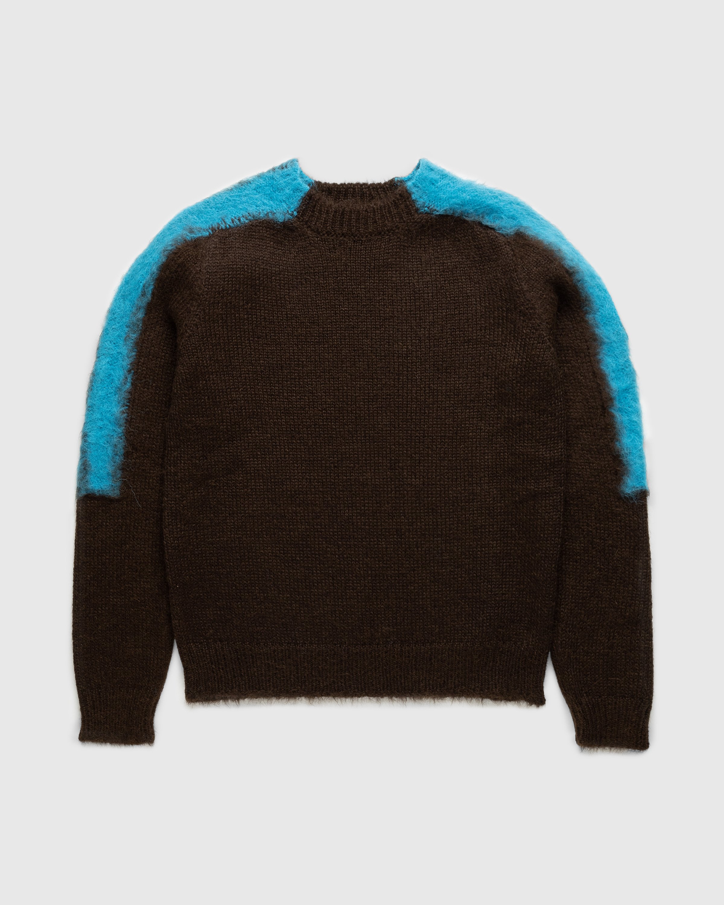 Jil Sander - Striped Alpaca Wool Sweater Brown/Blue - Clothing - Brown - Image 1