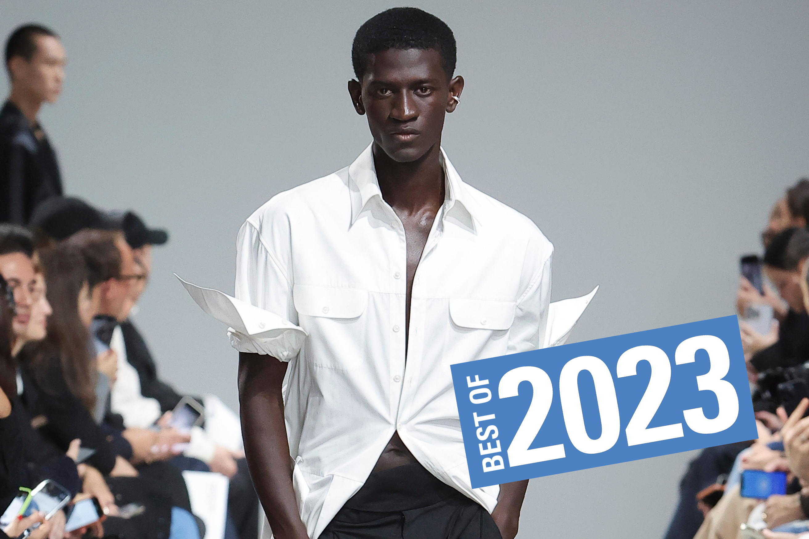 A model walks the runway during the Peter Do Ready to Wear Spring/Summer 2024 fashion show as part of the Paris Fashion Week on September 26, 2023 in Paris, France.