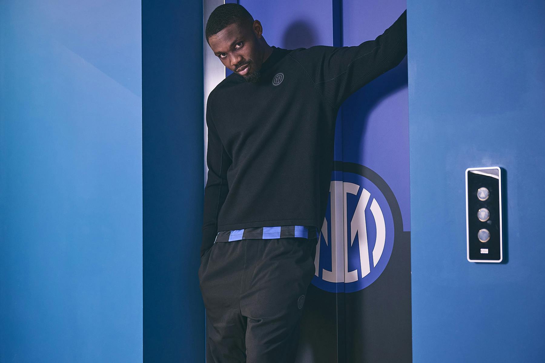 Inter's Marcus Thuram for Highsnobiety.