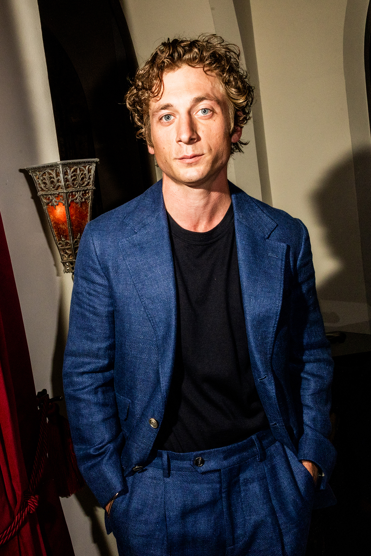 Jeremy Allen White at the Brunello Cucinelli Dinner held on October 19, 2023 in Los Angeles, California.