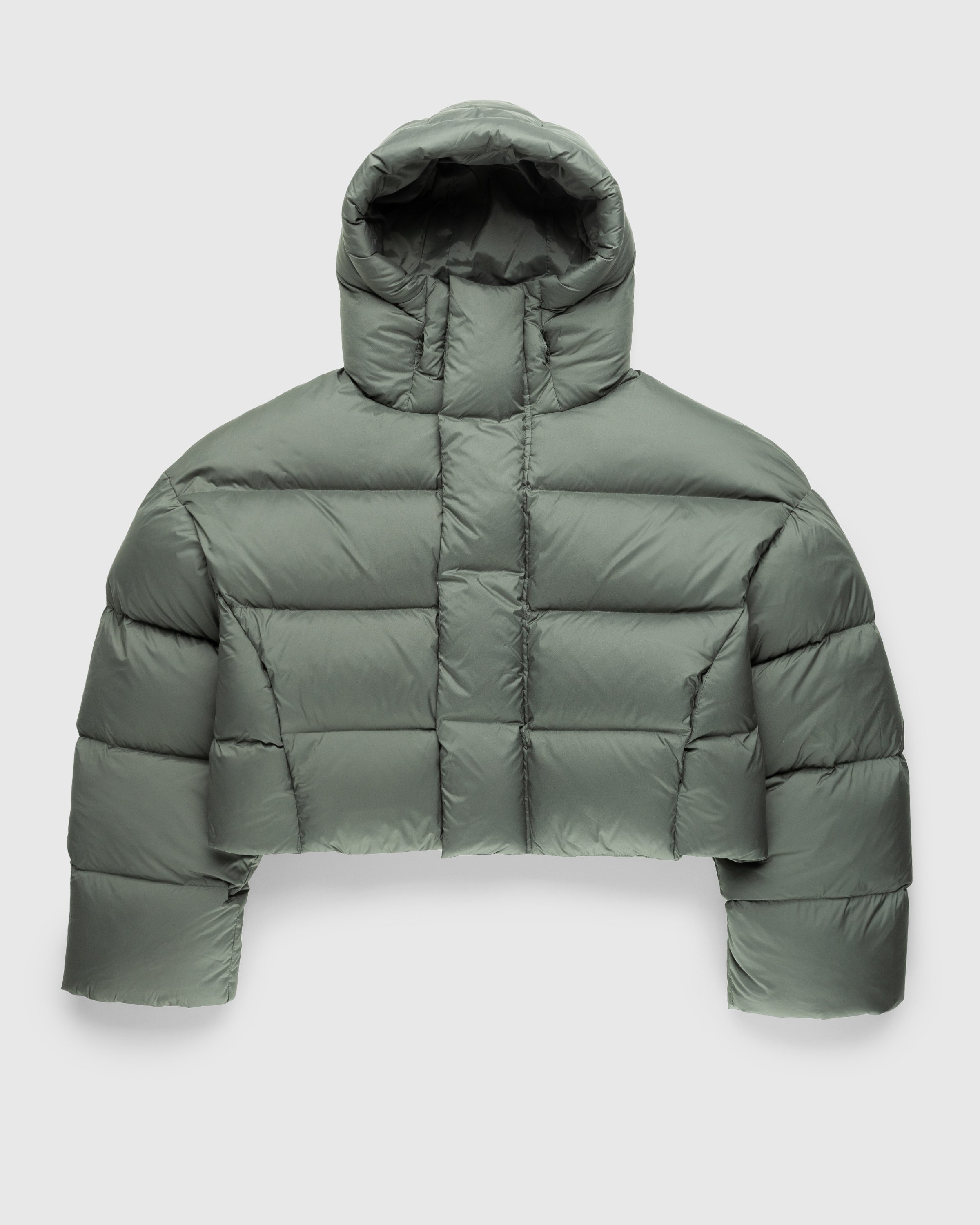 Entire Studios - MML Hooded Puffer Moss - Clothing - Green - Image 1