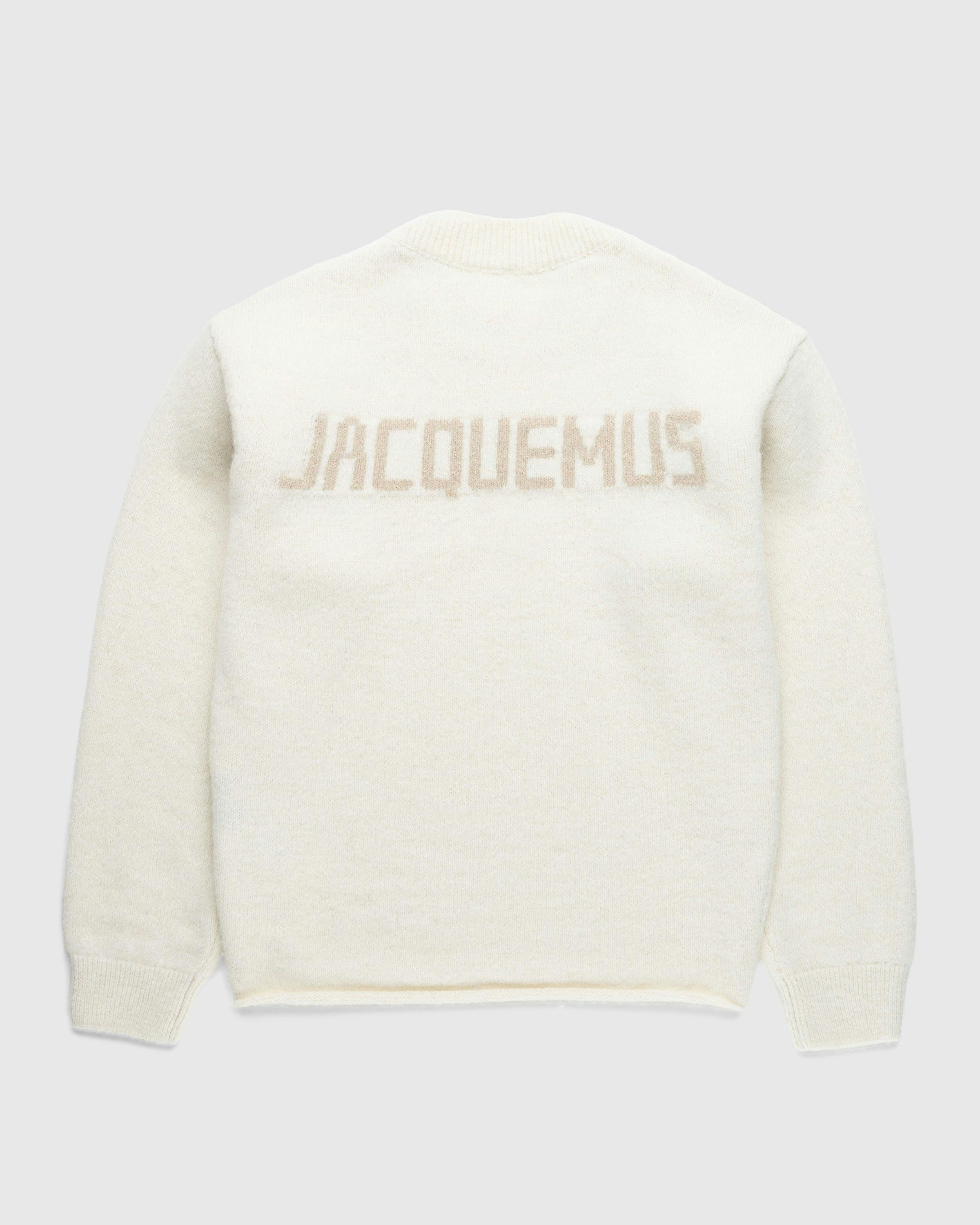 JACQUEMUS - Le Pull Jacquemus Light Beige - Clothing - Beige - Image 1