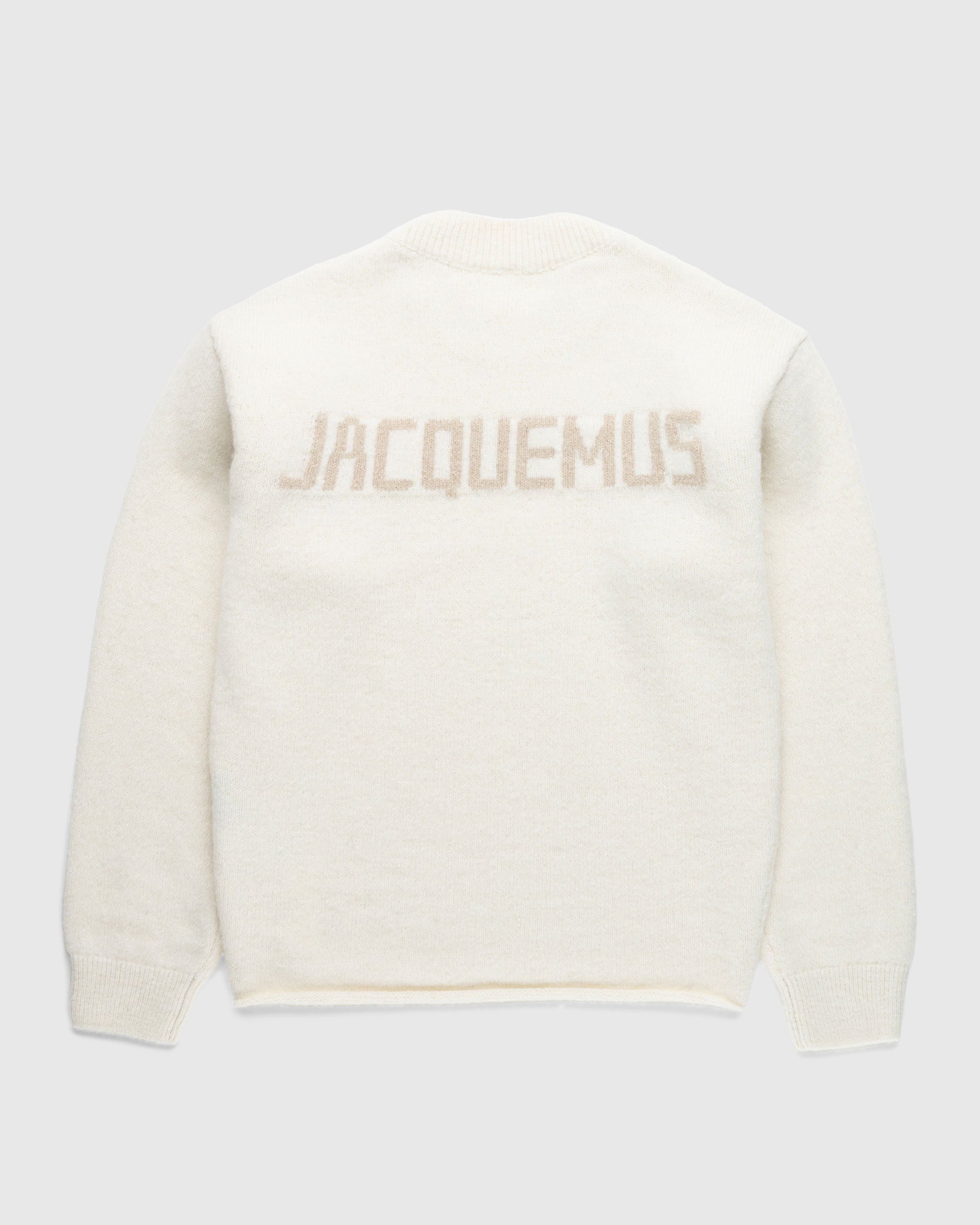JACQUEMUS - Le Pull Jacquemus Light Beige - Clothing - Beige - Image 1