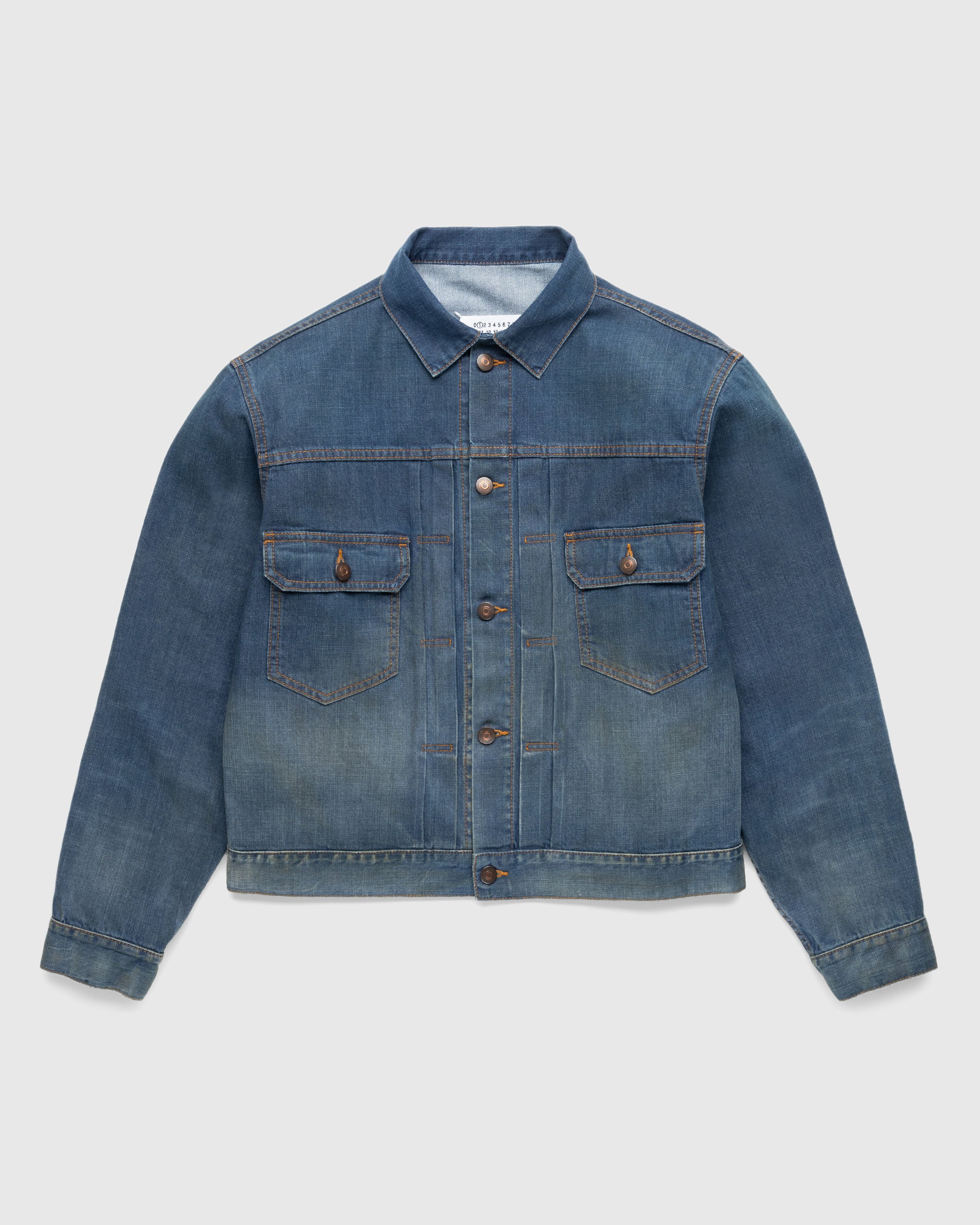 Maison Margiela - Denim Sports Jacket American Classic - Clothing - Blue - Image 1
