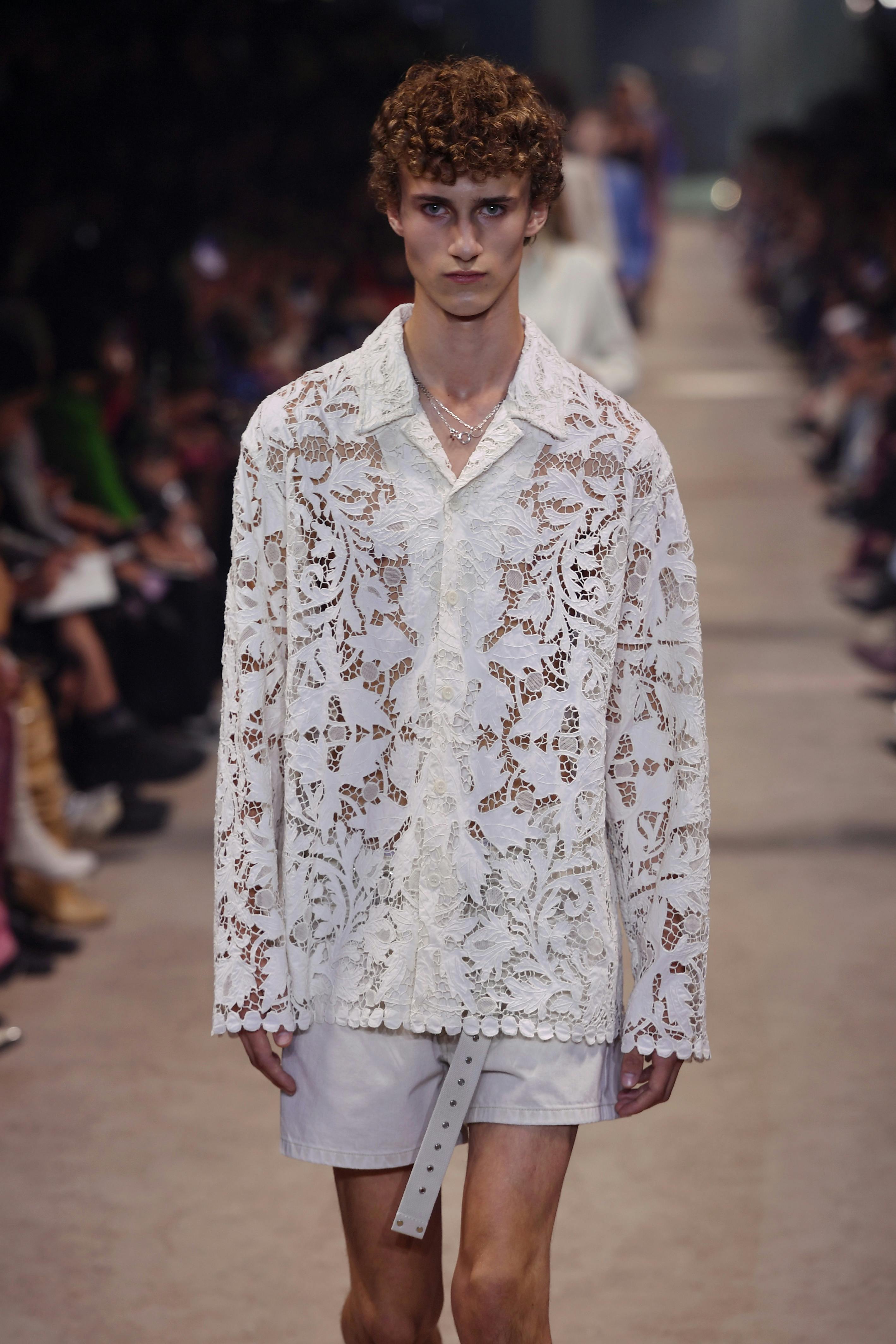 A model walks the runway during the Isabel Marant Ready to Wear Spring/Summer 2024 show as part of the Paris Fashion Week on September 28, 2023 in Paris, France.