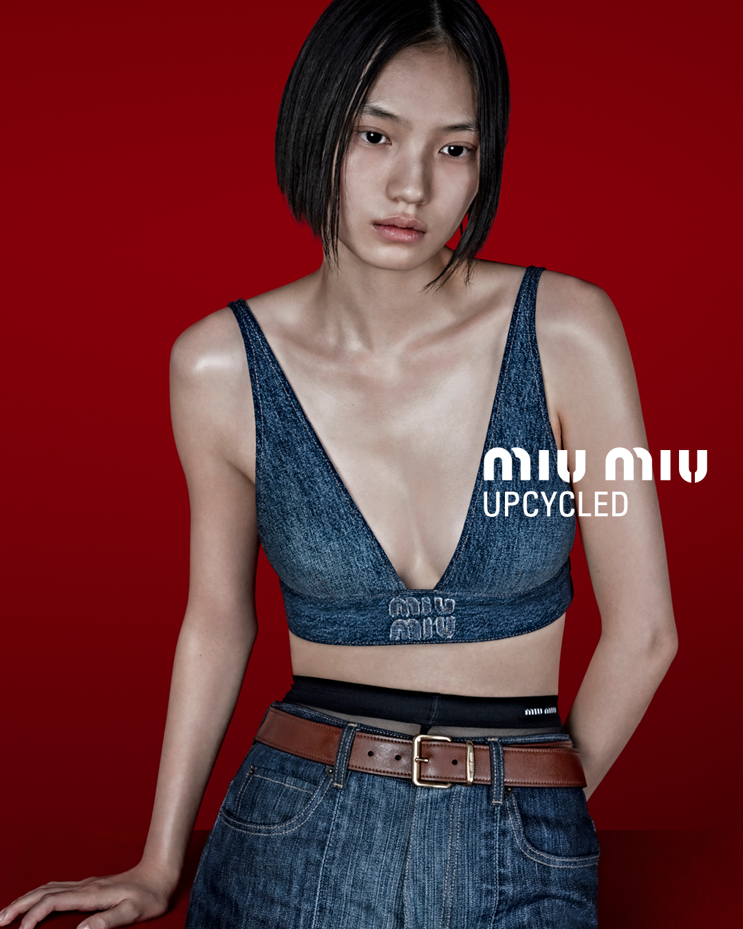 Miu Miu's New Denim Collection Is Literal Trash