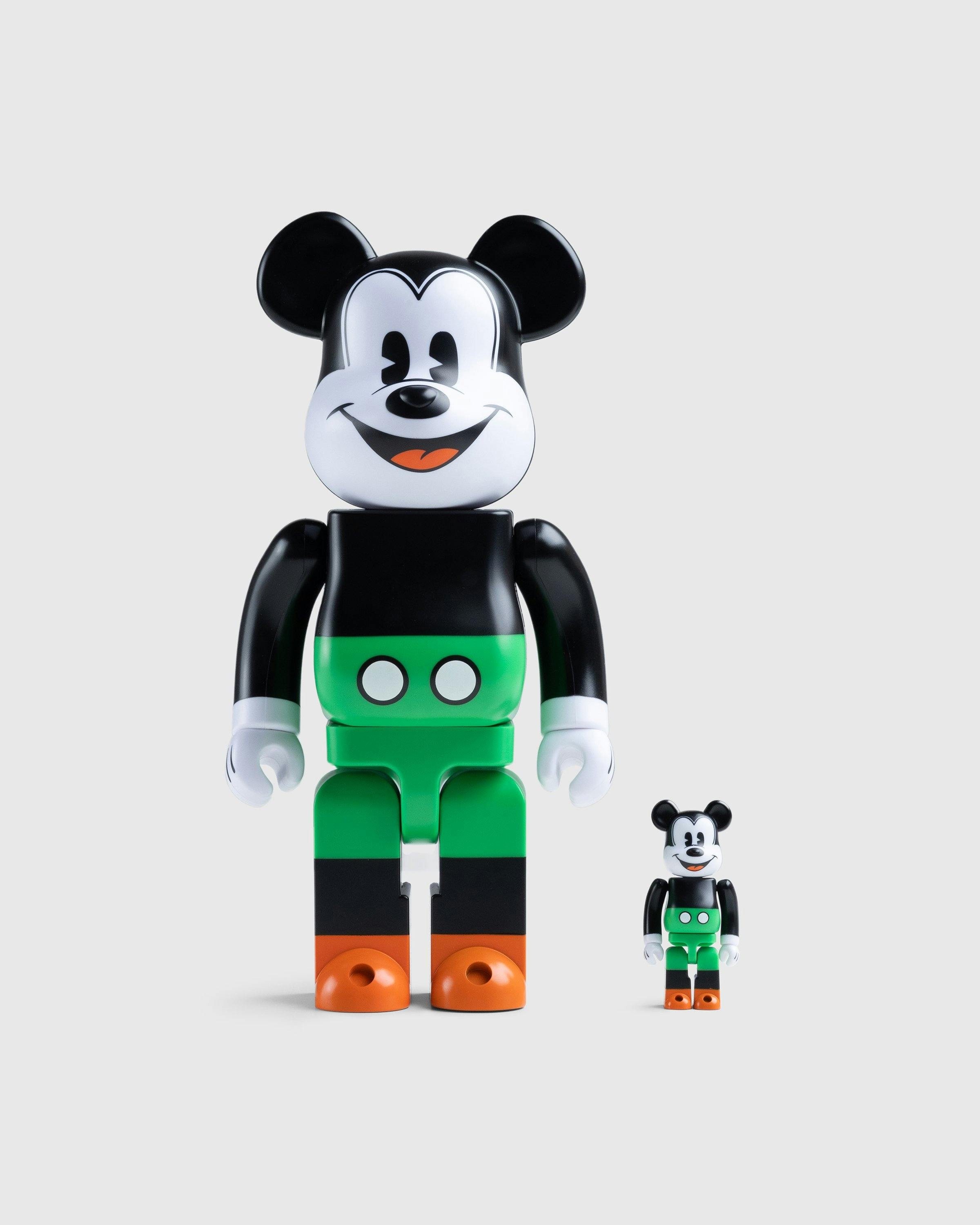 Medicom - BE@RBRICK MICKEY MOUSE 1930's POSTER 100% & 400% - Lifestyle - Black - Image 1