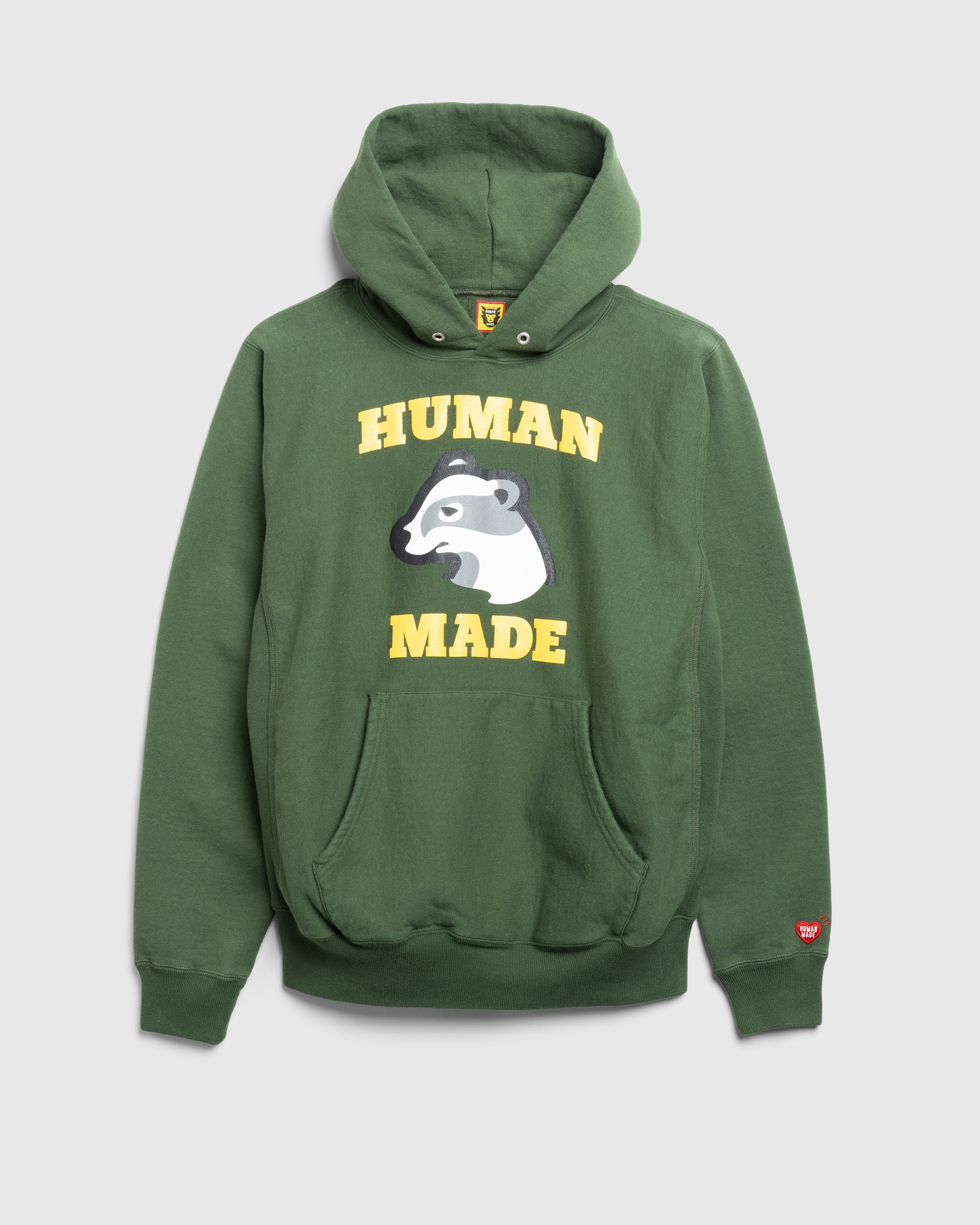 Human Made - HEAVY WEIGHT HOODIE #1 Green - Clothing - Green - Image 1