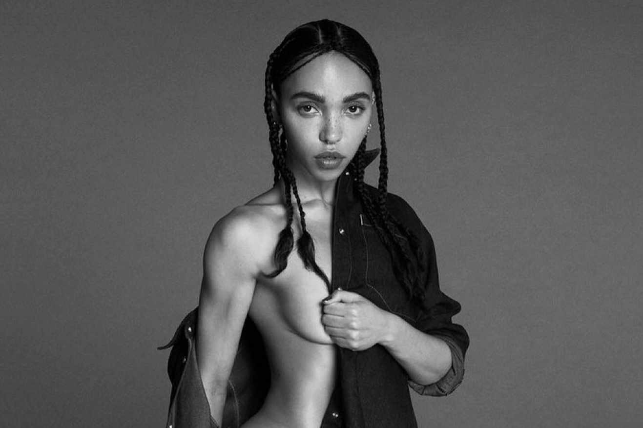 FKA Twigs models in Calvin Klein's Spring 2023 campaign