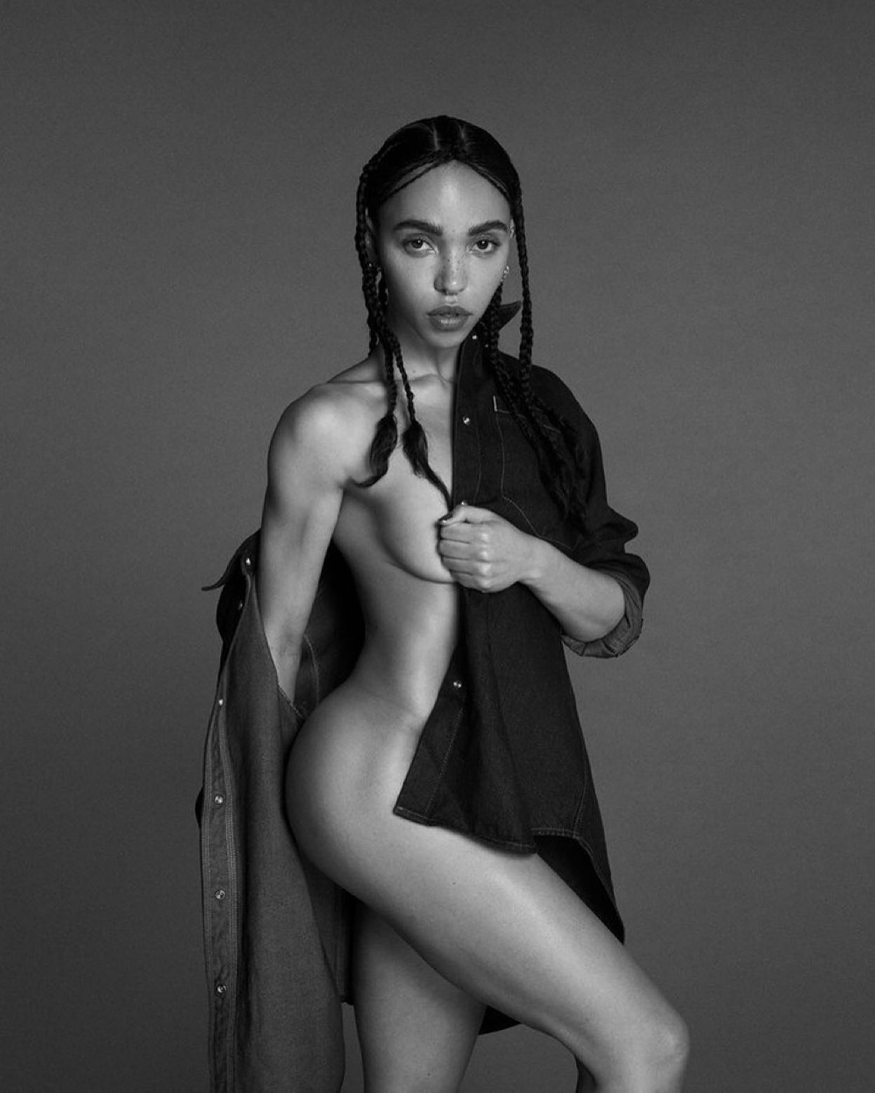FKA Twigs models in Calvin Klein's Spring 2023 campaign