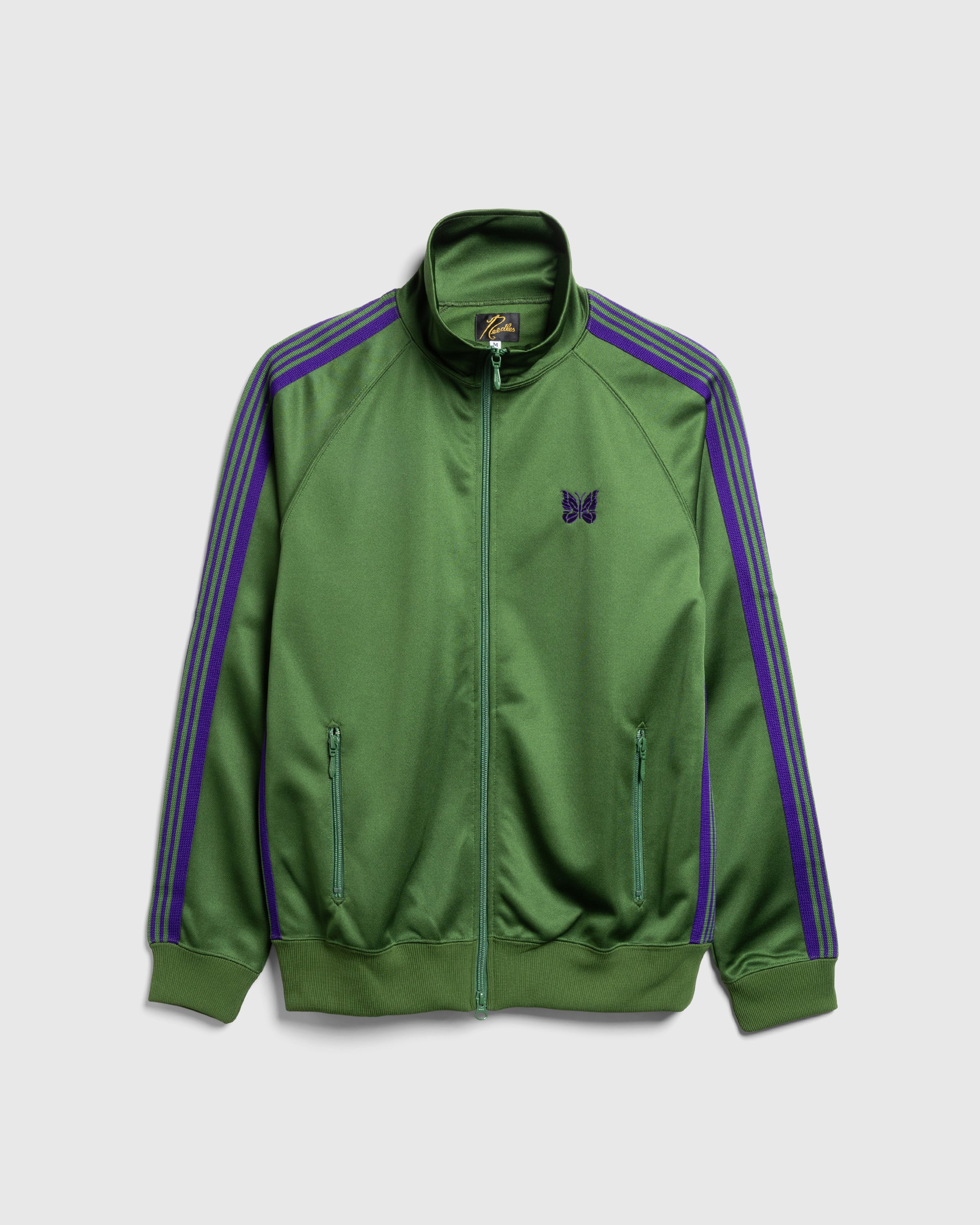 Needles - Track Jacket - Poly Smooth - Clothing - Green - Image 1