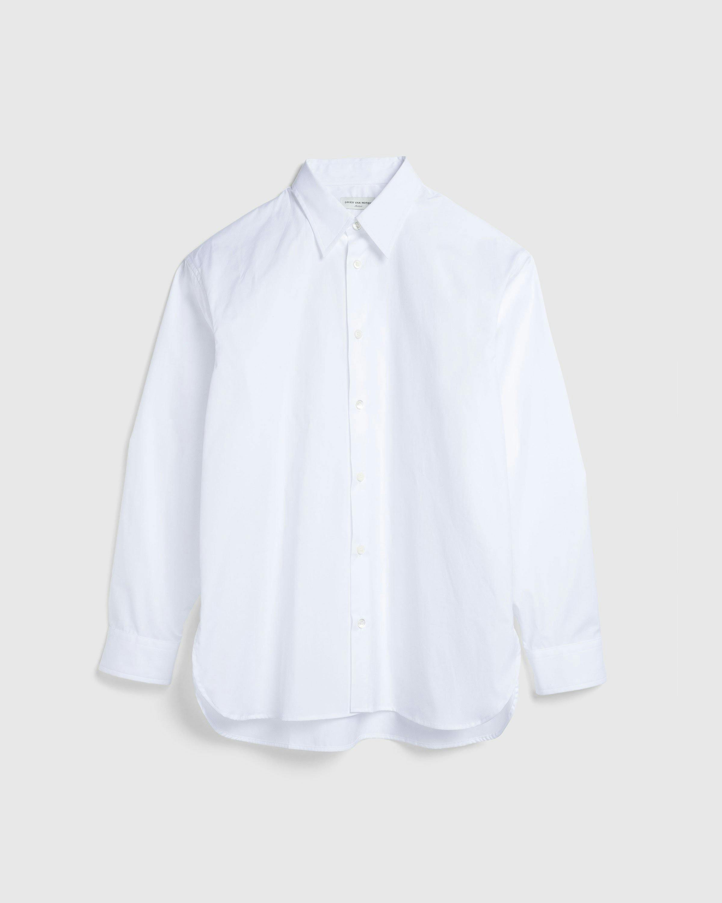 Dries van Noten - CROOM 8329 M.W.SHIRT WHI - Clothing - White - Image 1