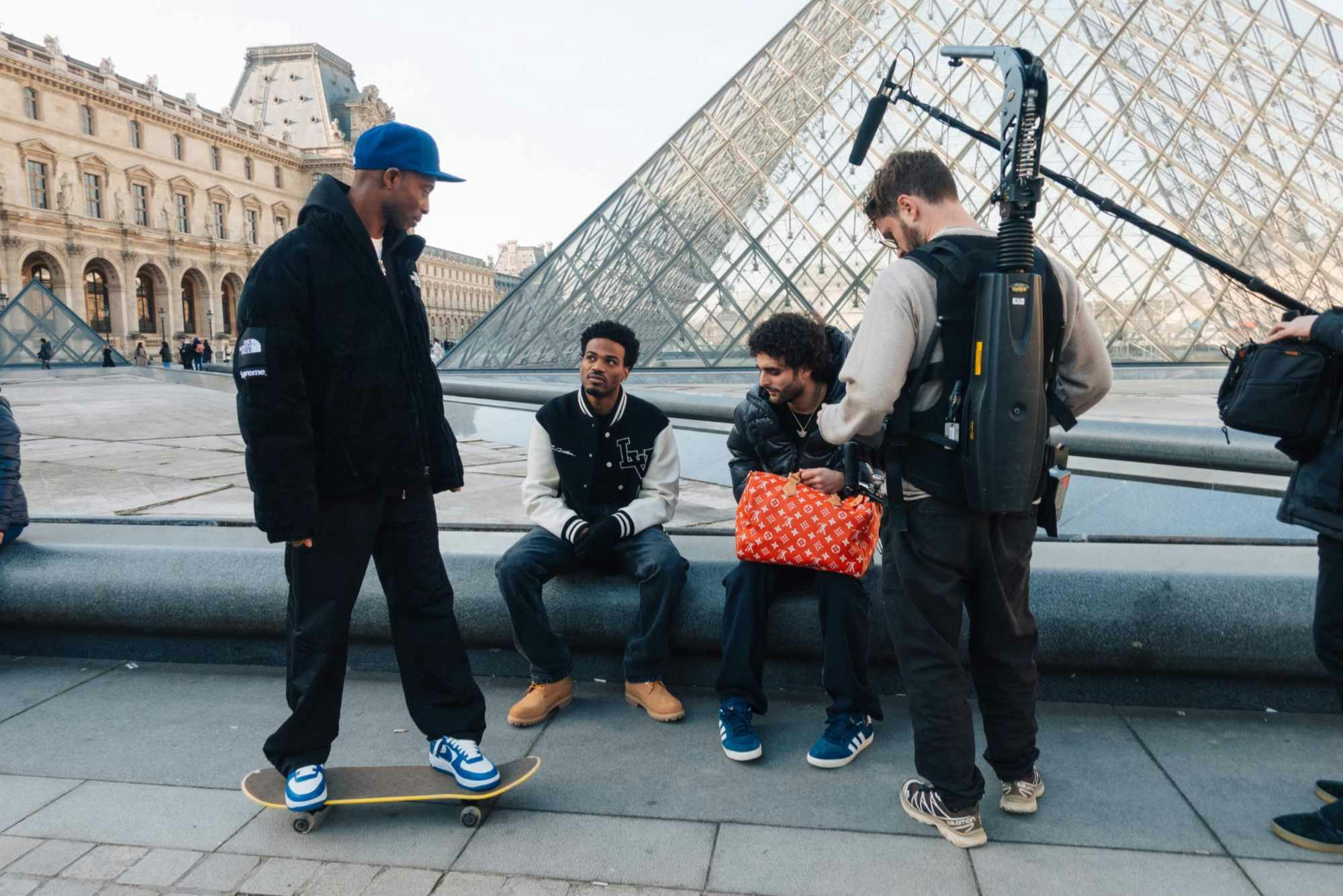 Tyshawn Jones attends Pharrell's Louis Vuitton FW24 runway show