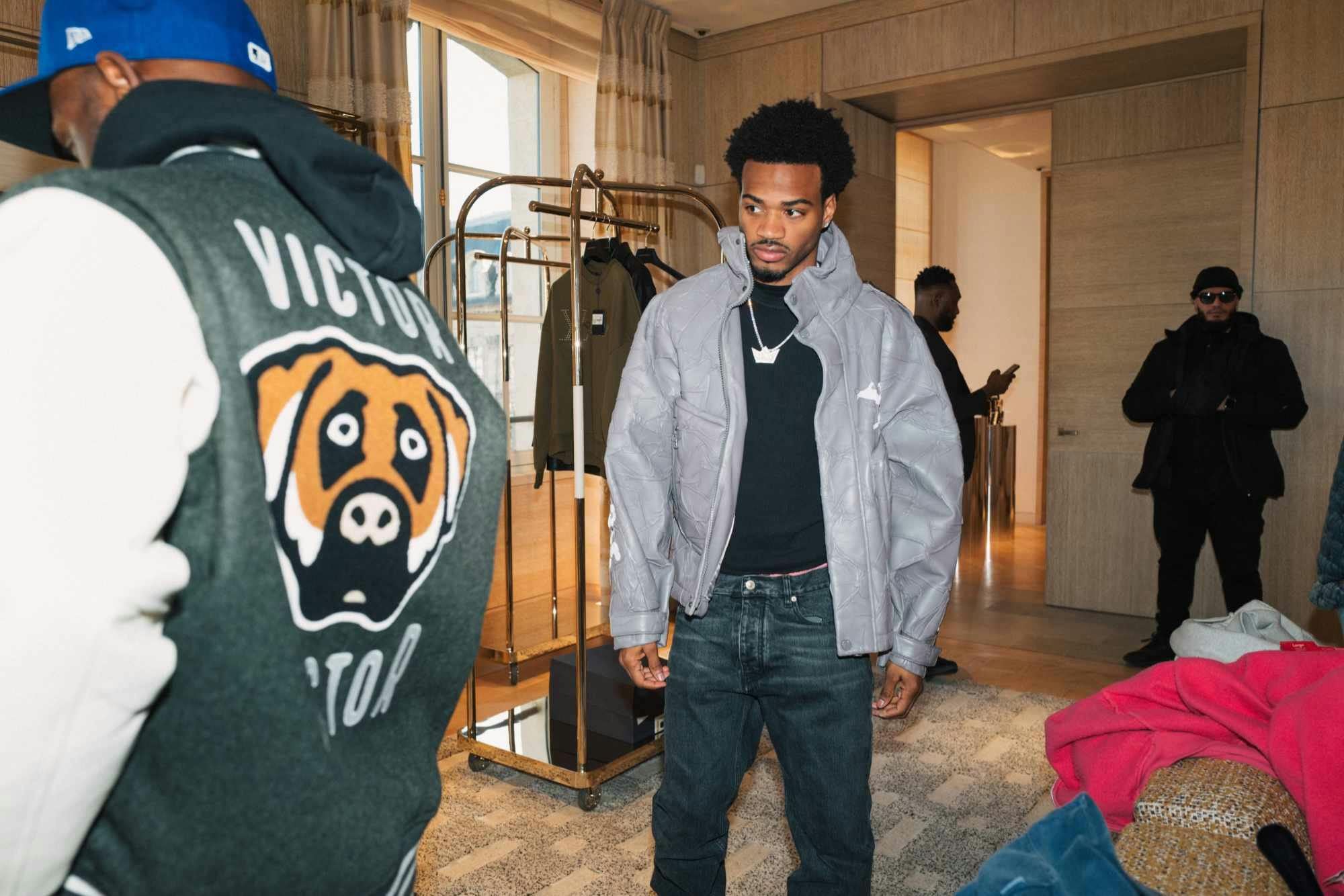 Tyshawn Jones attends Pharrell's Louis Vuitton FW24 runway show