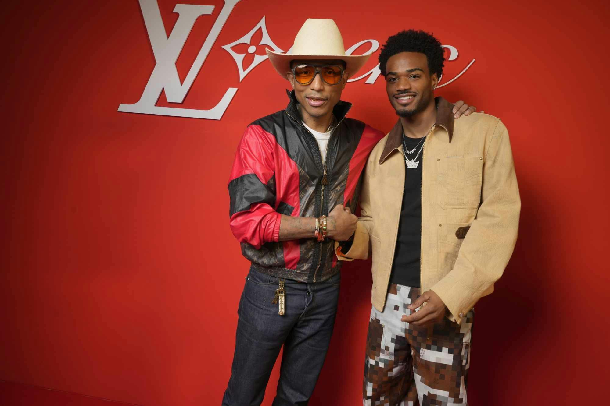 Tyshawn Jones attends Pharrell's Louis Vuitton FW24 runway show