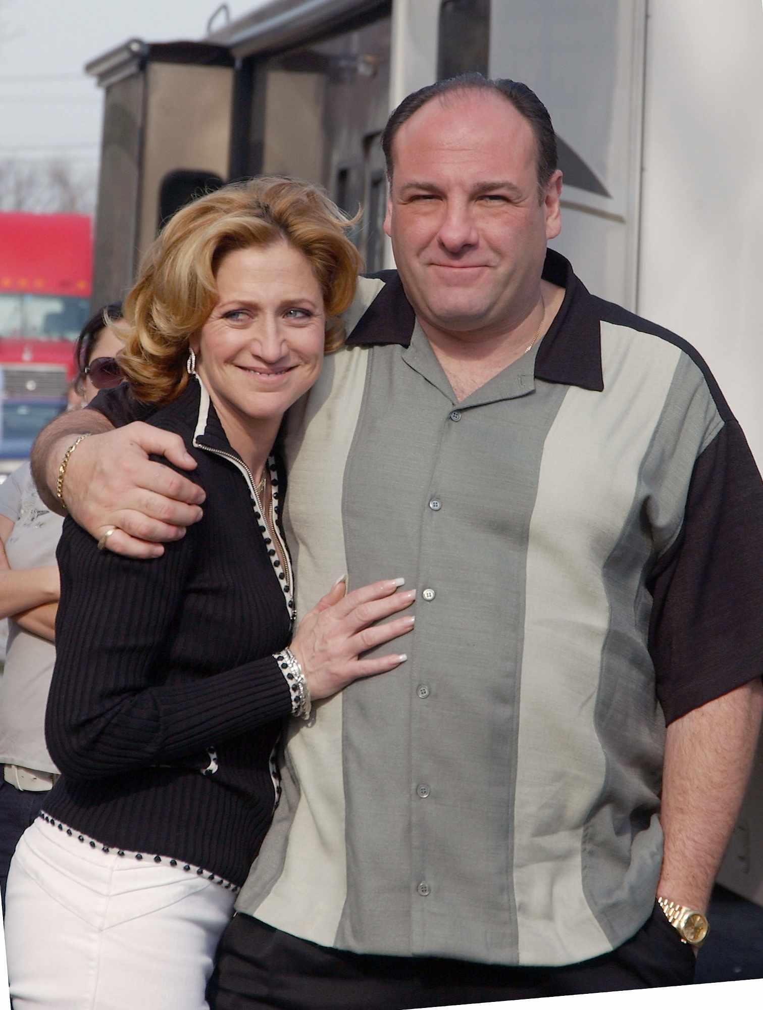 Carmela Soprano, one of the inspirations of TikTok's "Mob Wife" aesthetic, in a scene with Tony Soprano