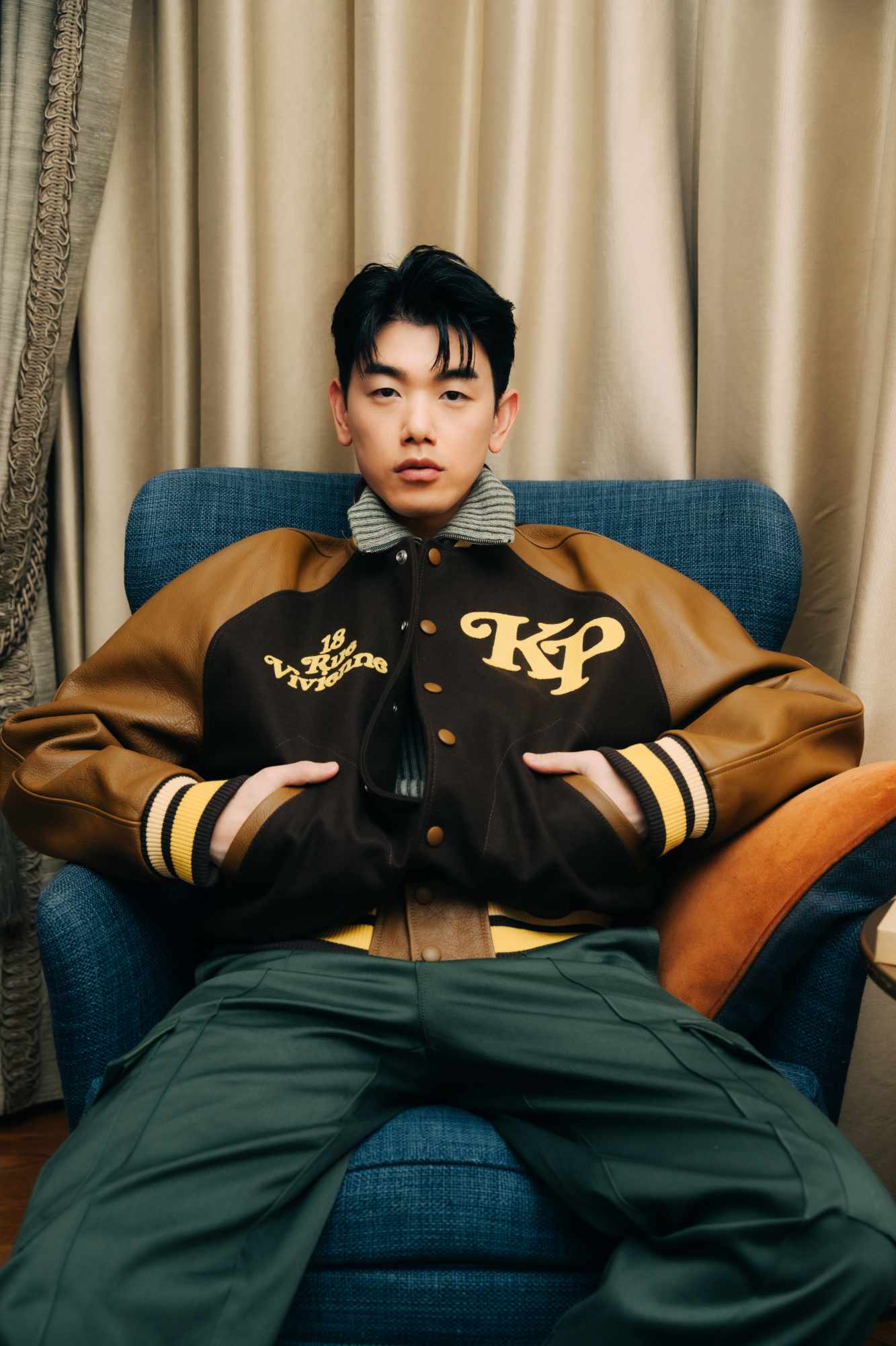Singer Eric Nam wears KENZO's FW24 menswear collection