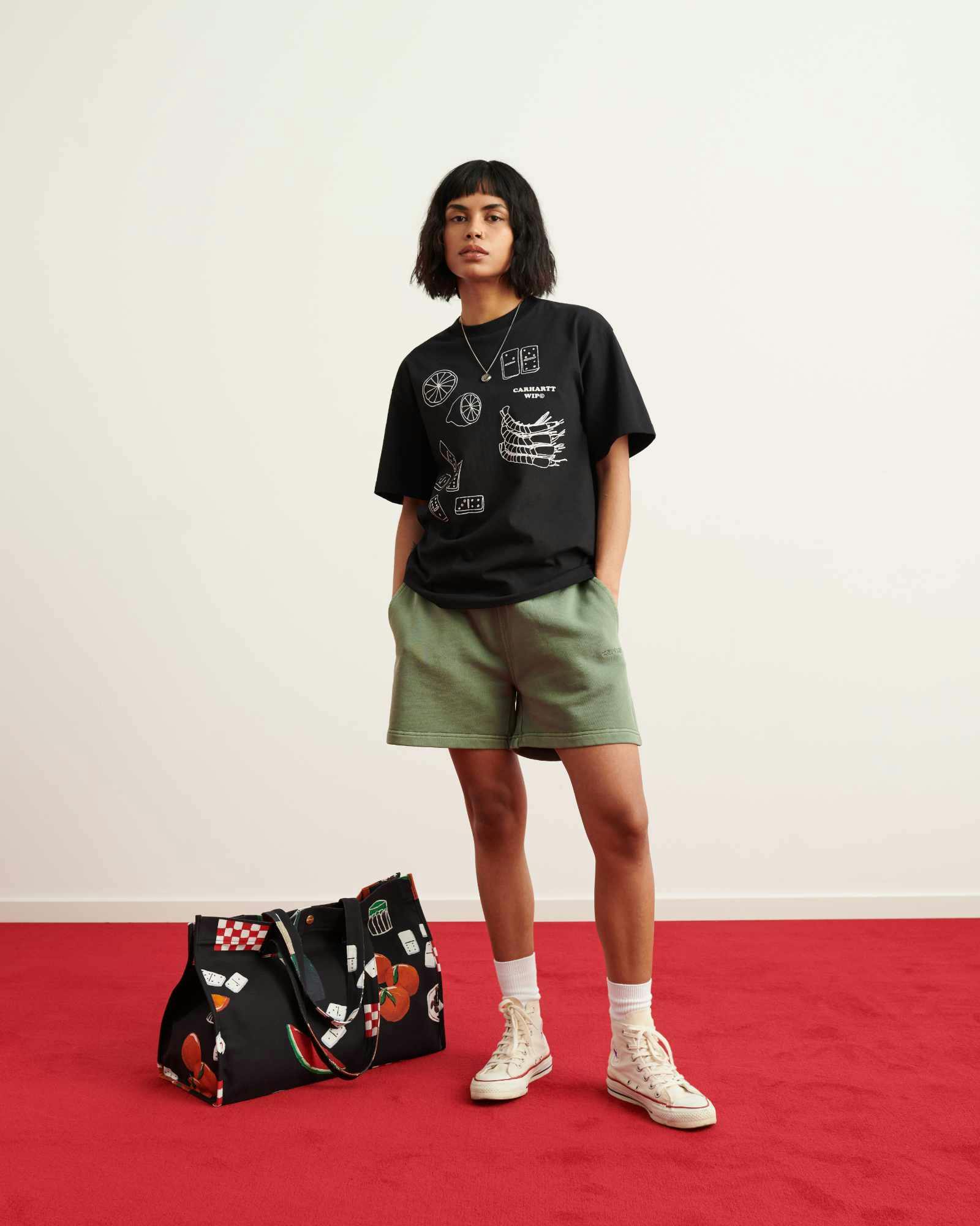 models wear carhartt wip's spring/summer 2024 collection