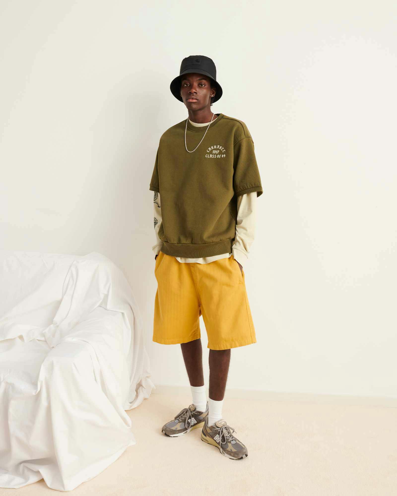 models wear carhartt wip's spring/summer 2024 collection