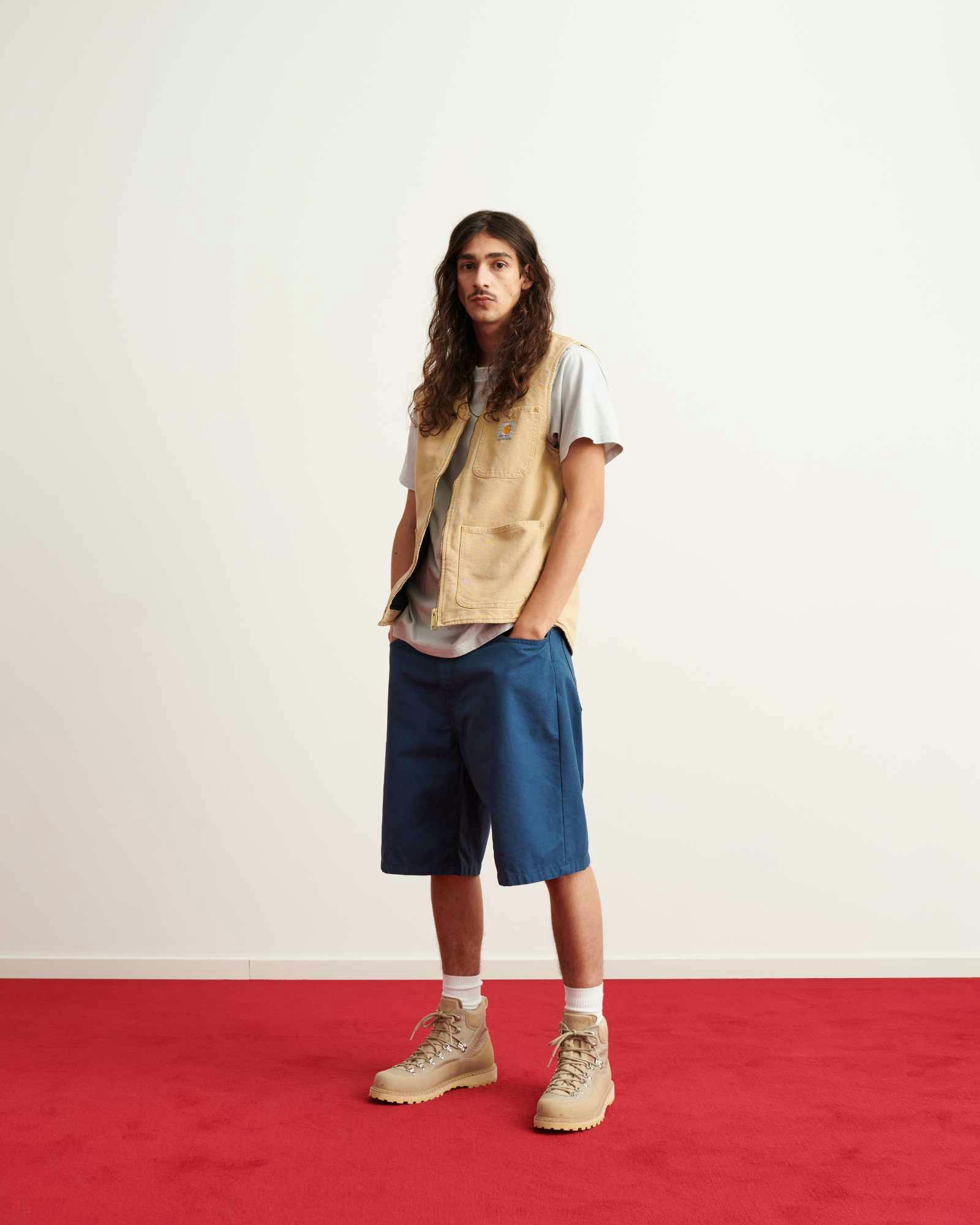 models wear carhartt wip's spring/summer 2024 collection