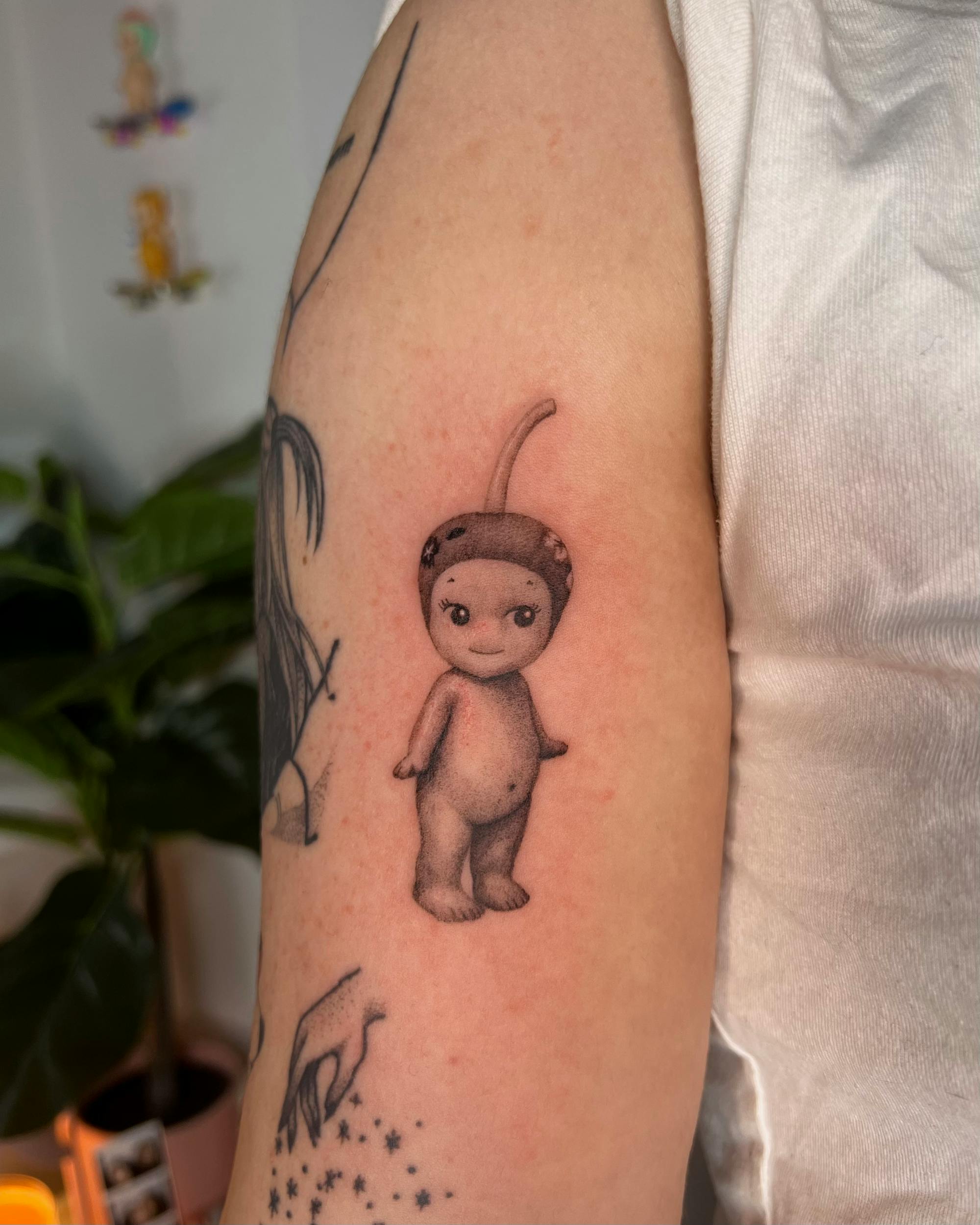 Sonny Angel tattoo by @inktrovert Leigh Archibald