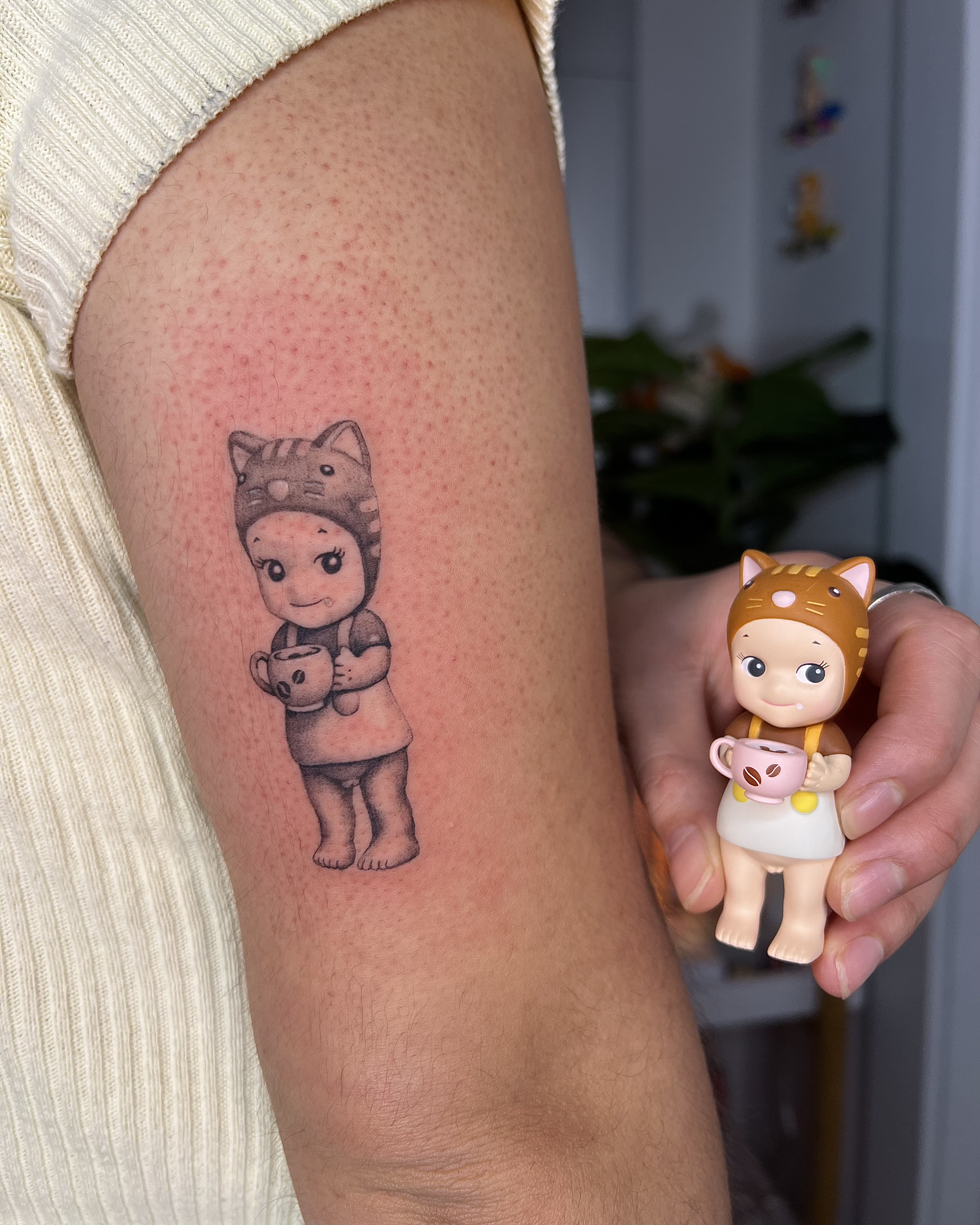 Sonny Angel tattoo by @inktrovert Leigh Archibald