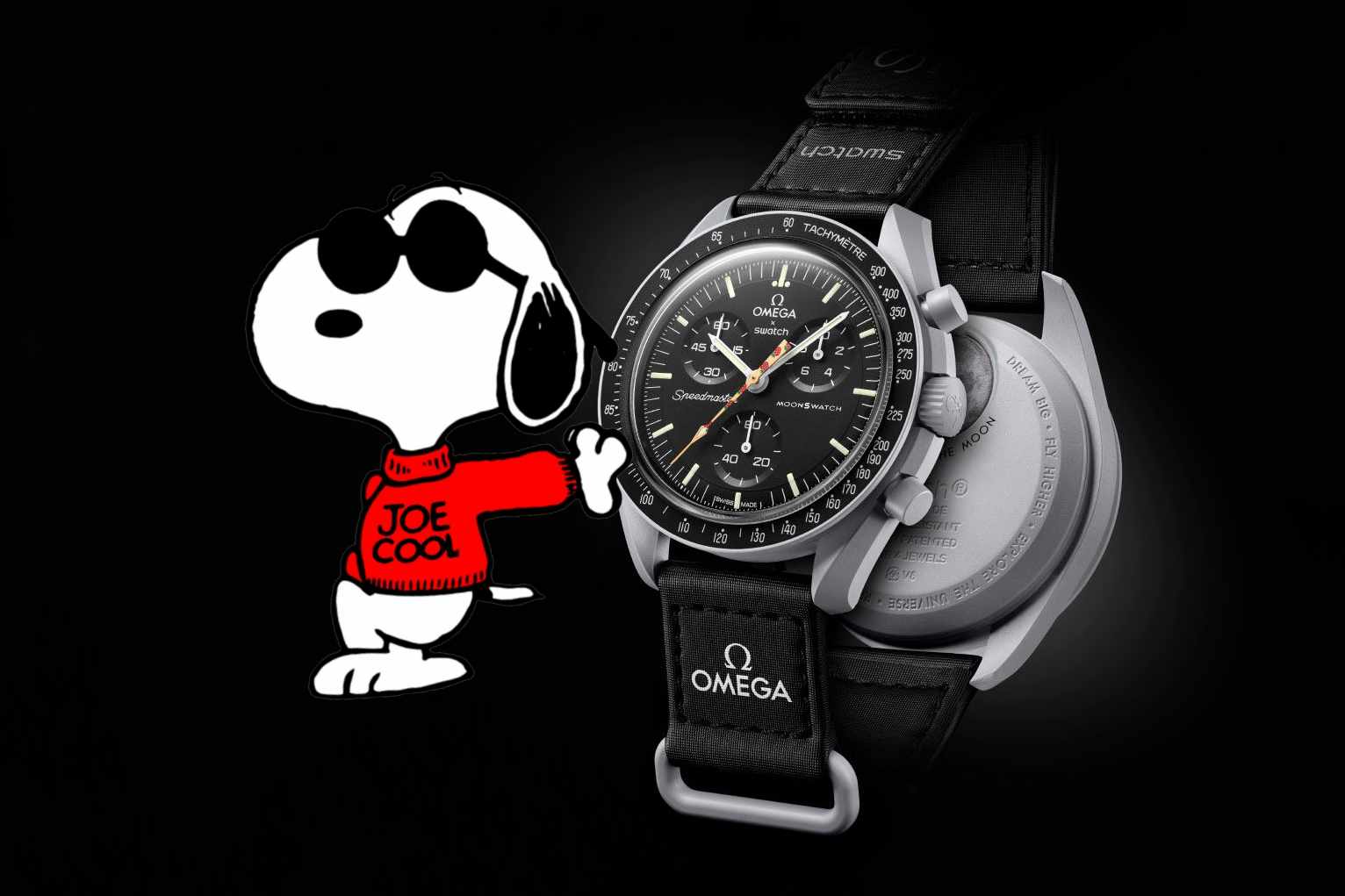 Swatch & Omega's Snoopy-themed Moonswatch collab