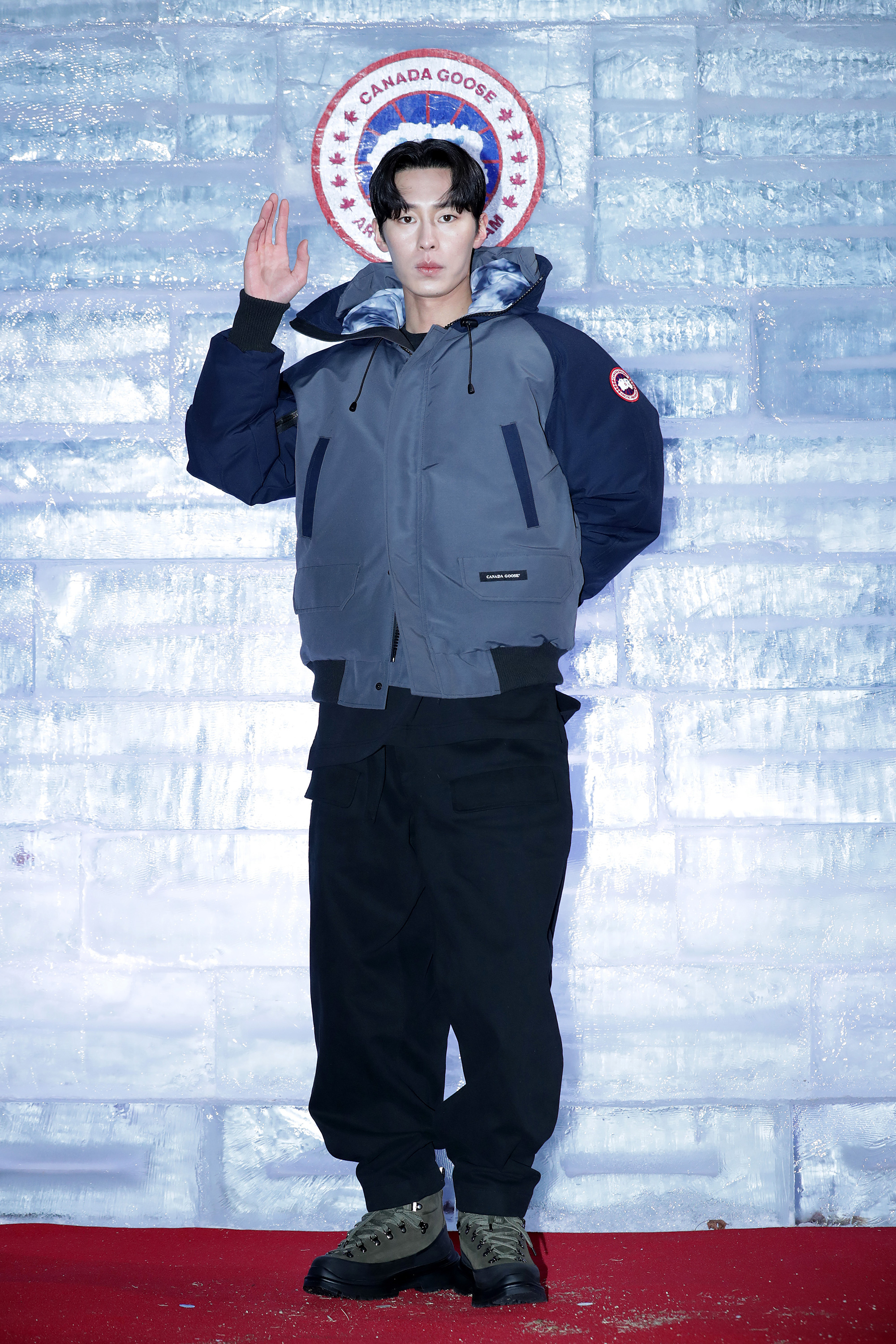 South Korean actor Lee Jae-Wook poses for a photo during the relaunching of the 'Canada Goose' on January 18, 2023 in Seoul, South Korea.