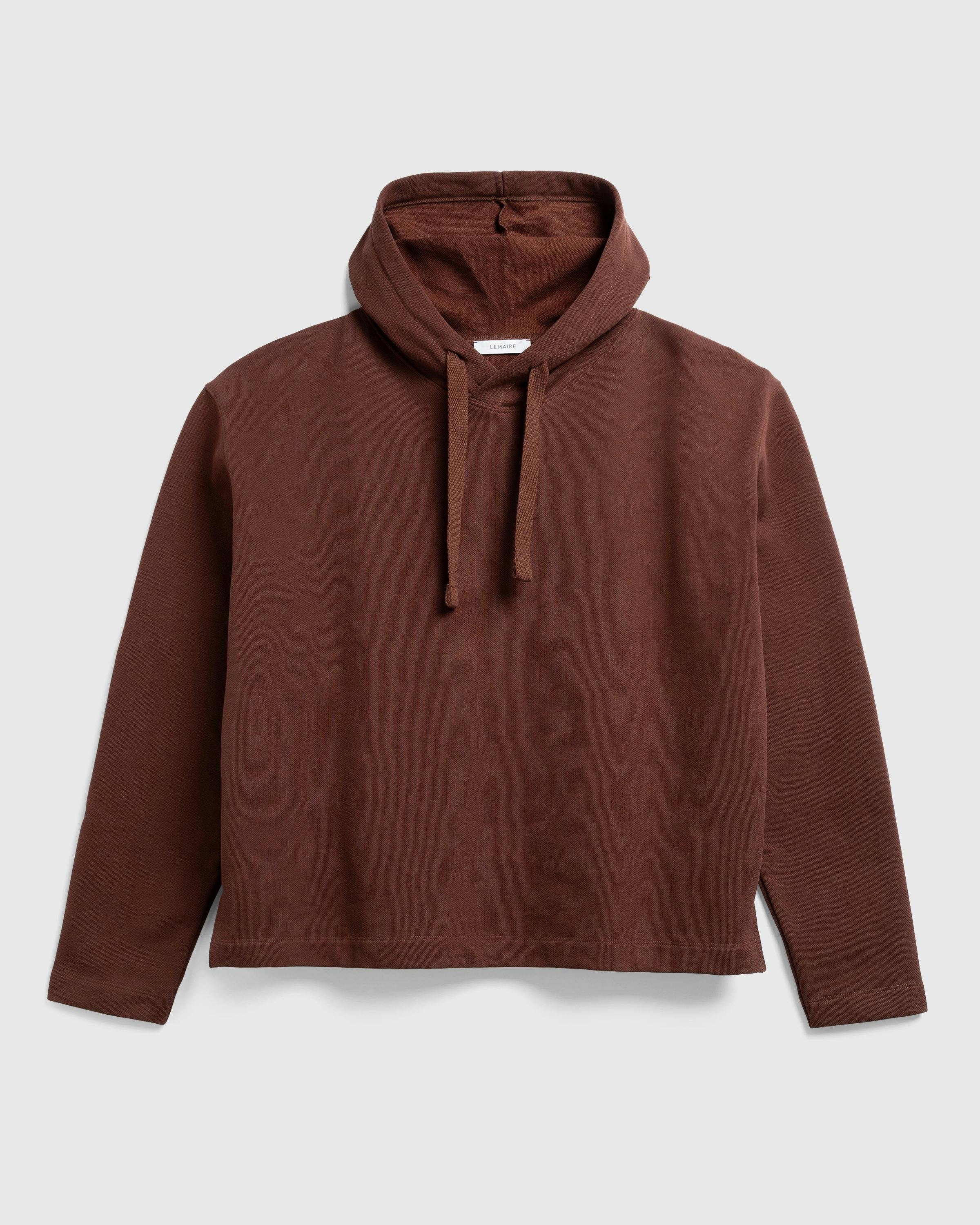 Lemaire - MINIMAL HOODIE Brown - Clothing - Brown - Image 1